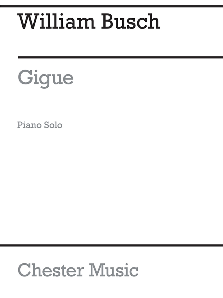 Busch, W Gigue Piano