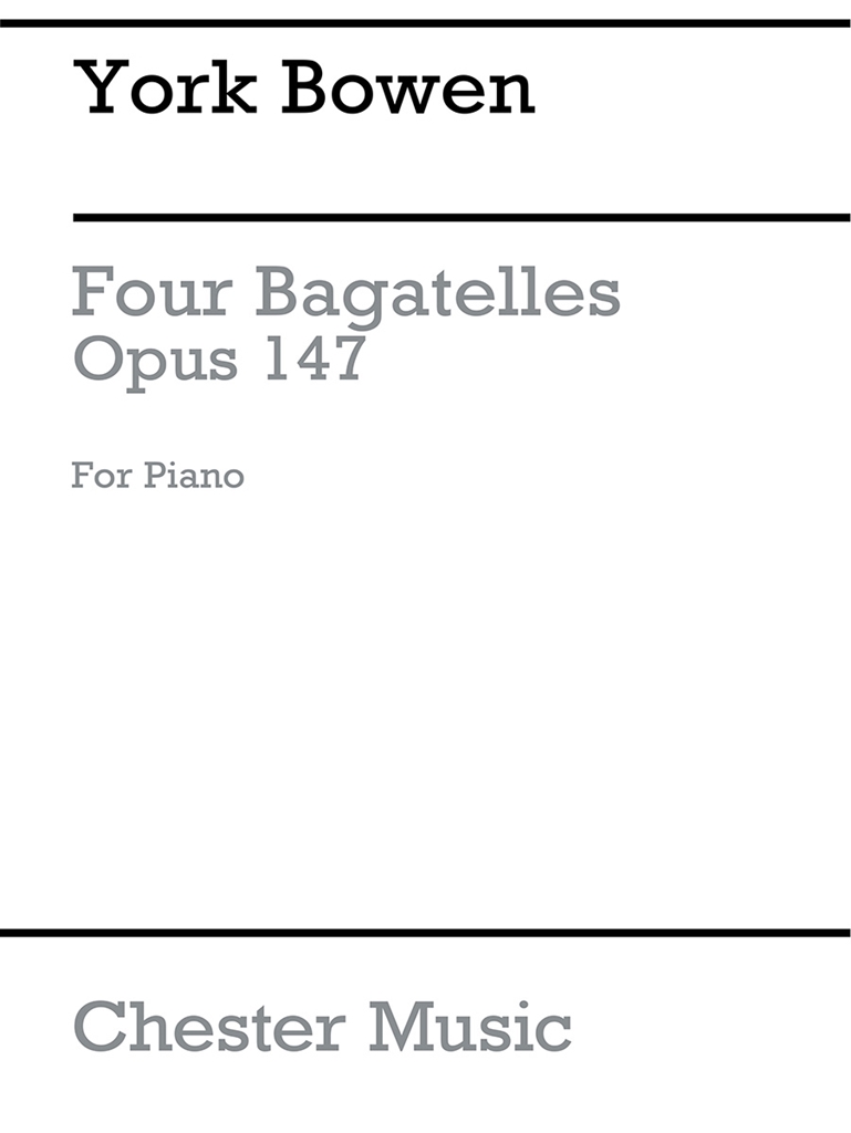 Bowen Four Bagatelles Op. 147 Pf