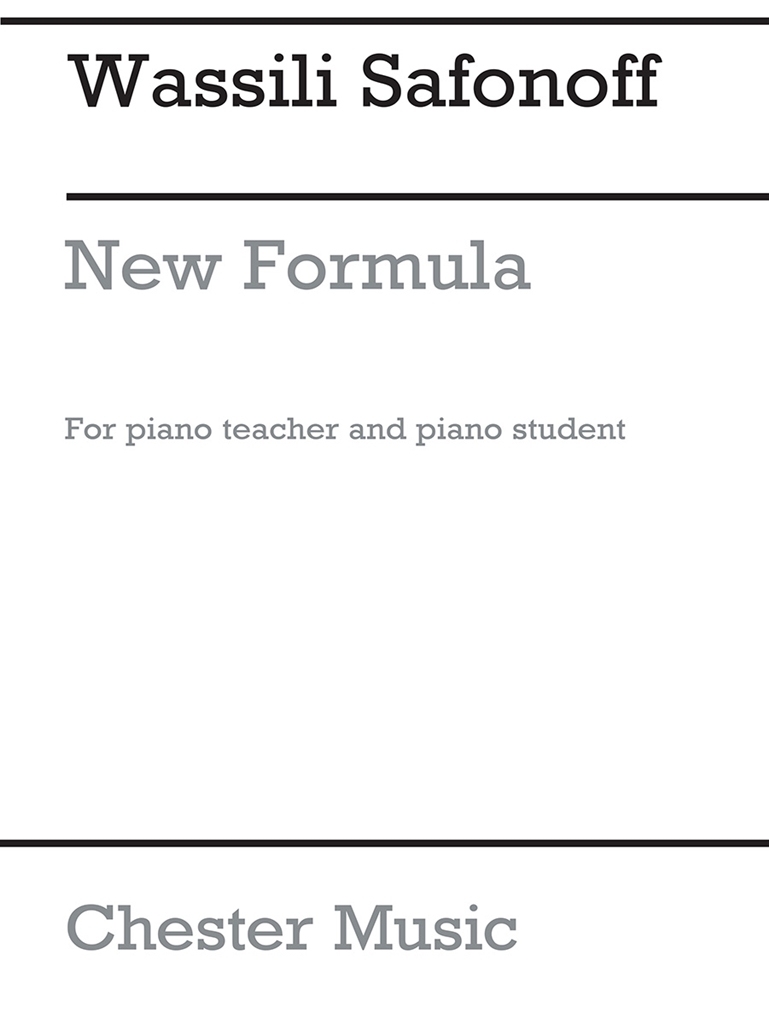 Safonoff New Formula Piano