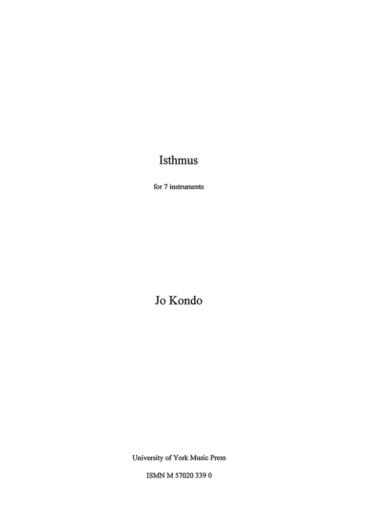 Jo Kondo: Isthmus