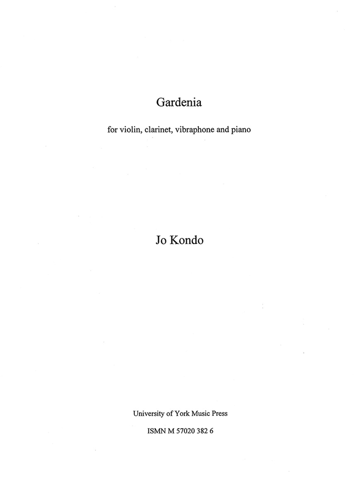 Jo Kondo: Gardenia (Score)