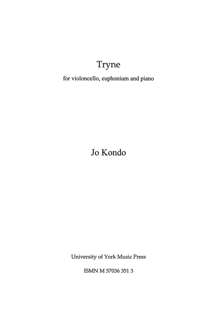Jo Kondo: Tryne (Score/Parts)