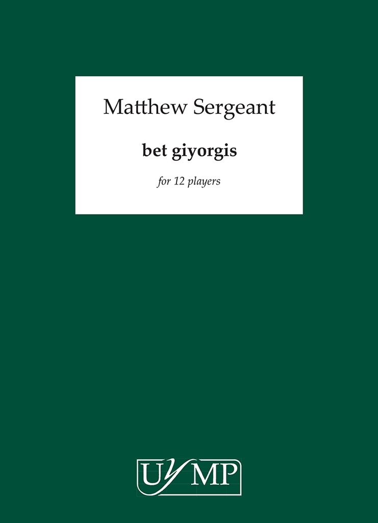 Matthew Sergeant: Bet Giyorgis (Score)