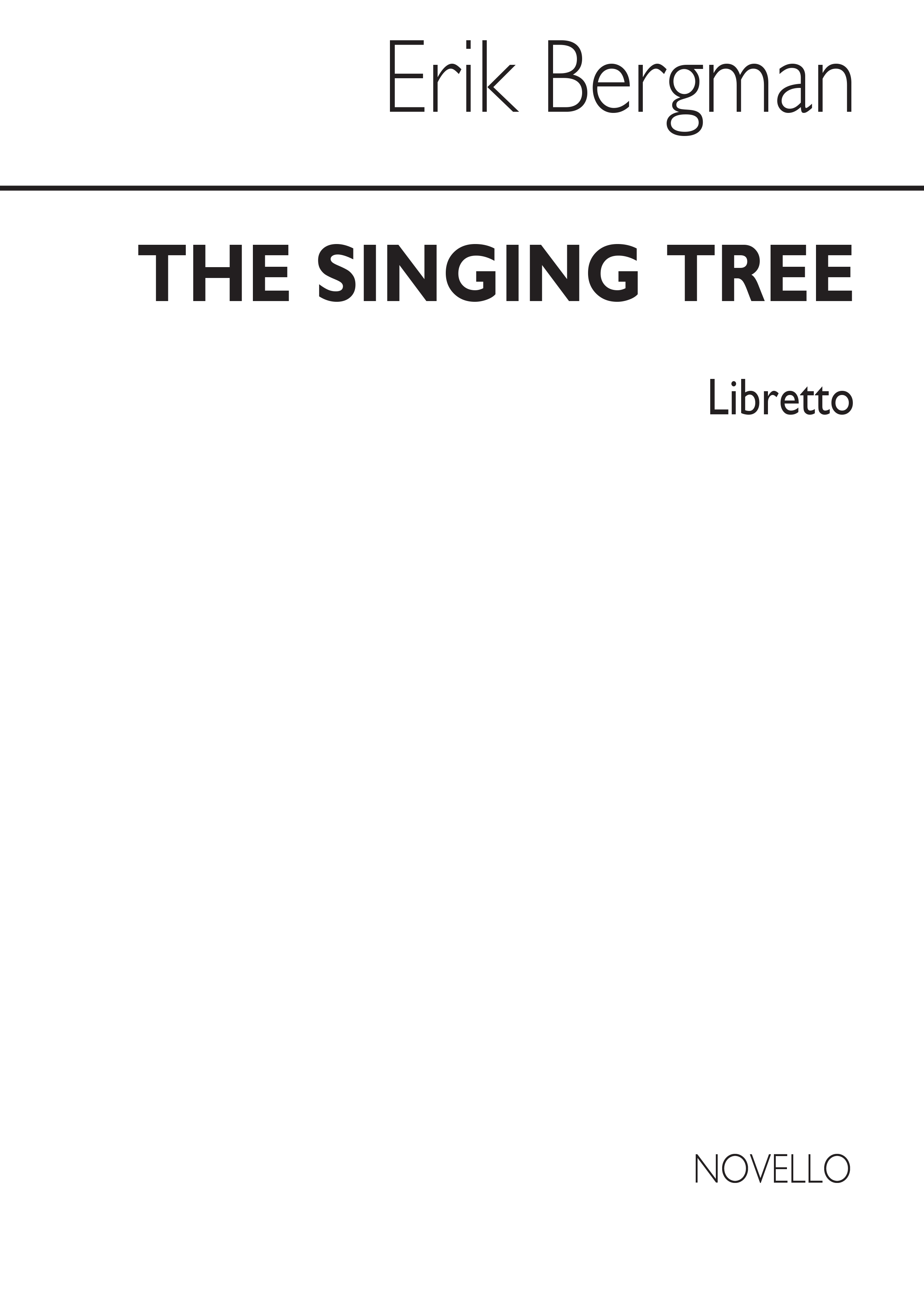 Bergman: The Singing Tree Libretto