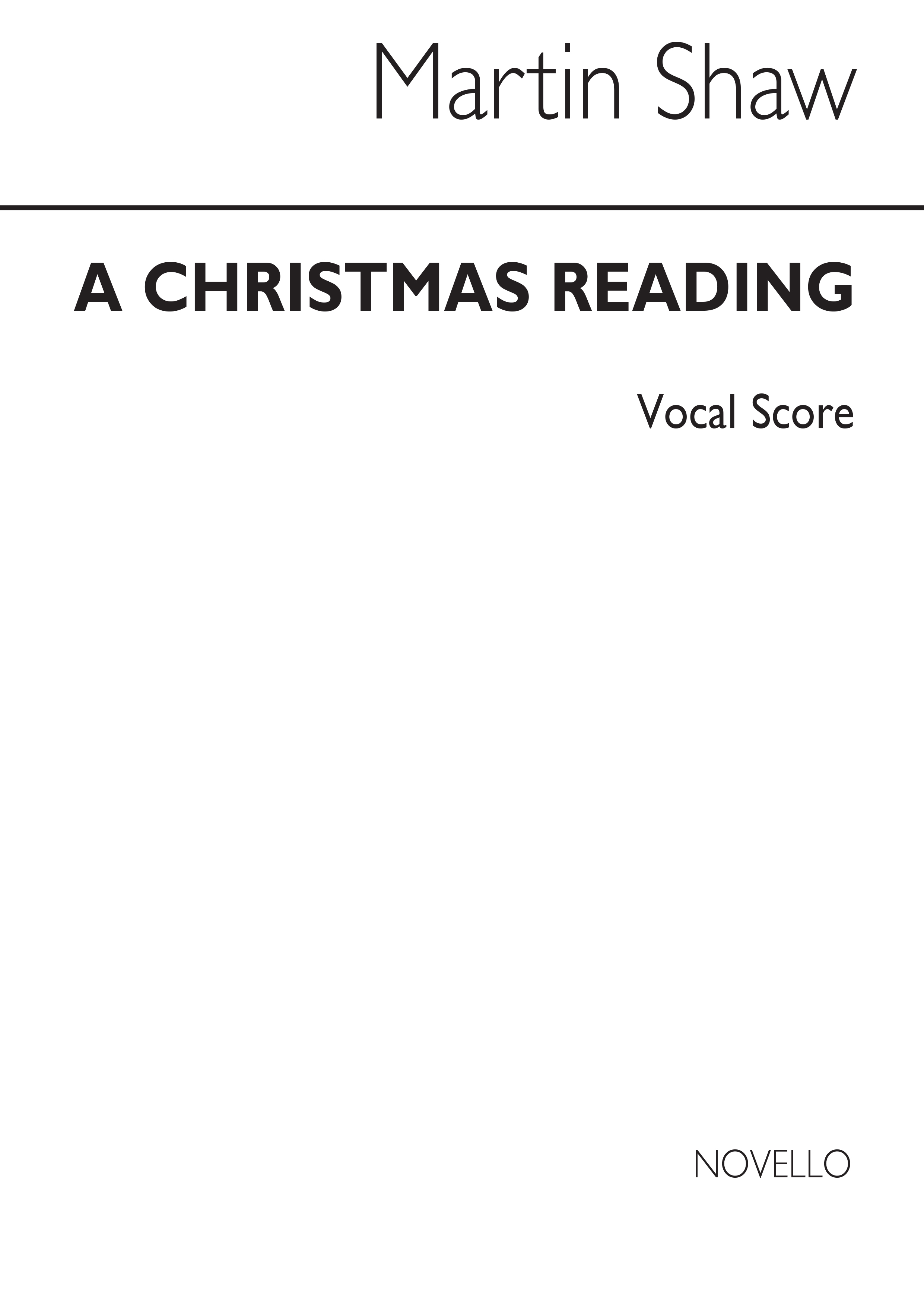 Martin Shaw: Christmas Reading (Vocal Score)