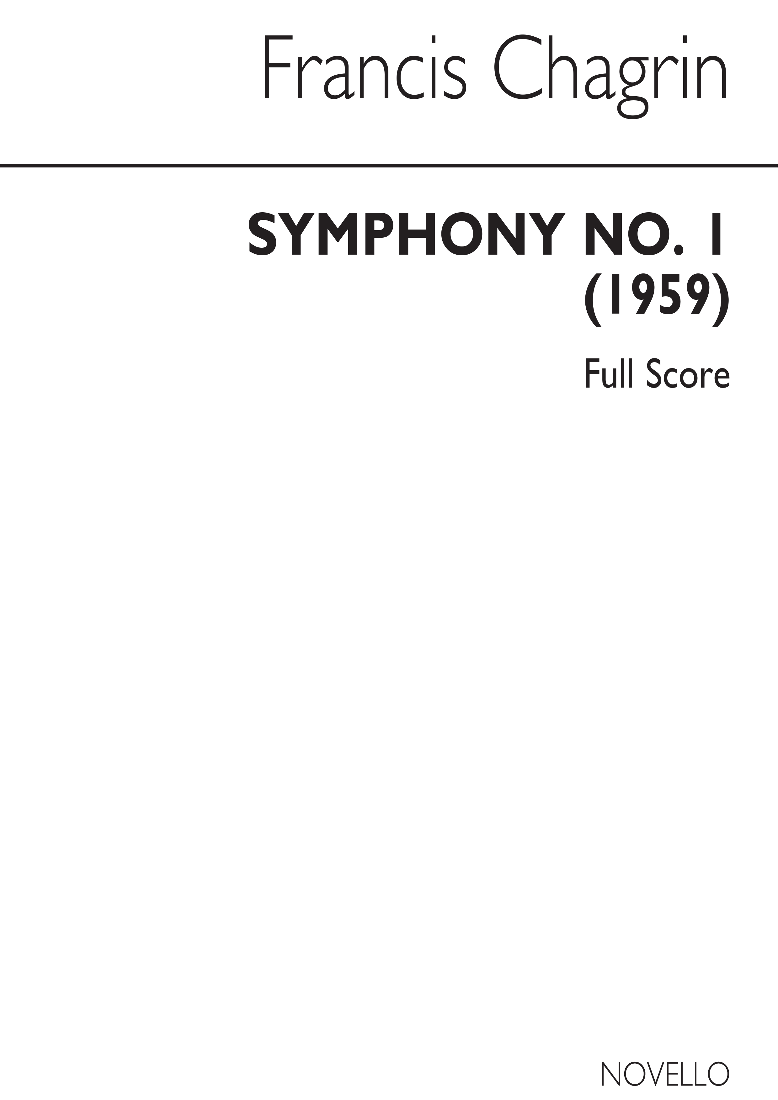 Chagrin: Symphony (Score)