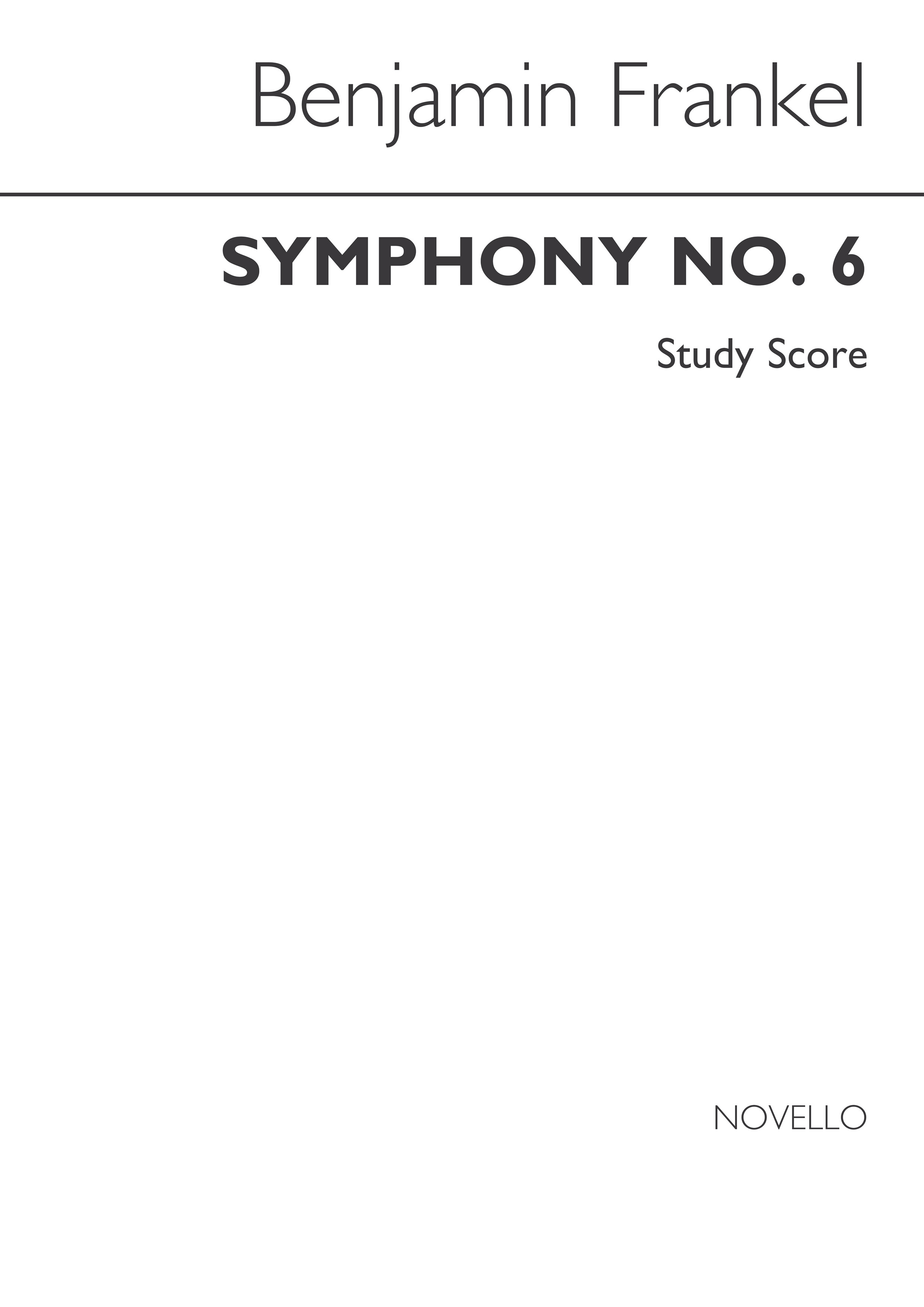 Frankel: Symphony No.6 Op.49 (Study Score)