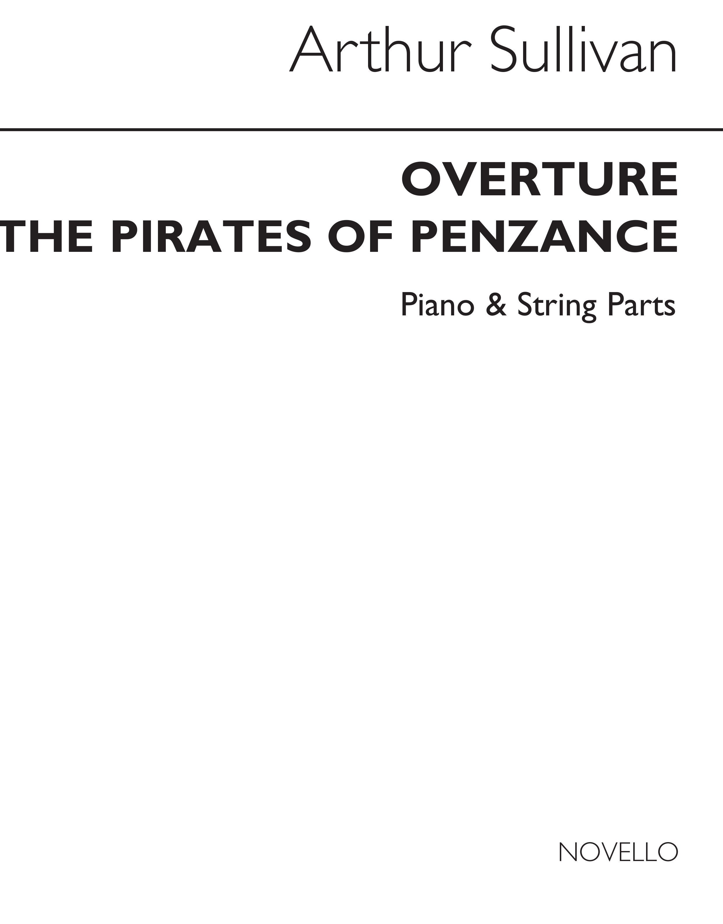 Arthur Sullivan: Overture Pirates Of Penzance (Strings/Piano)