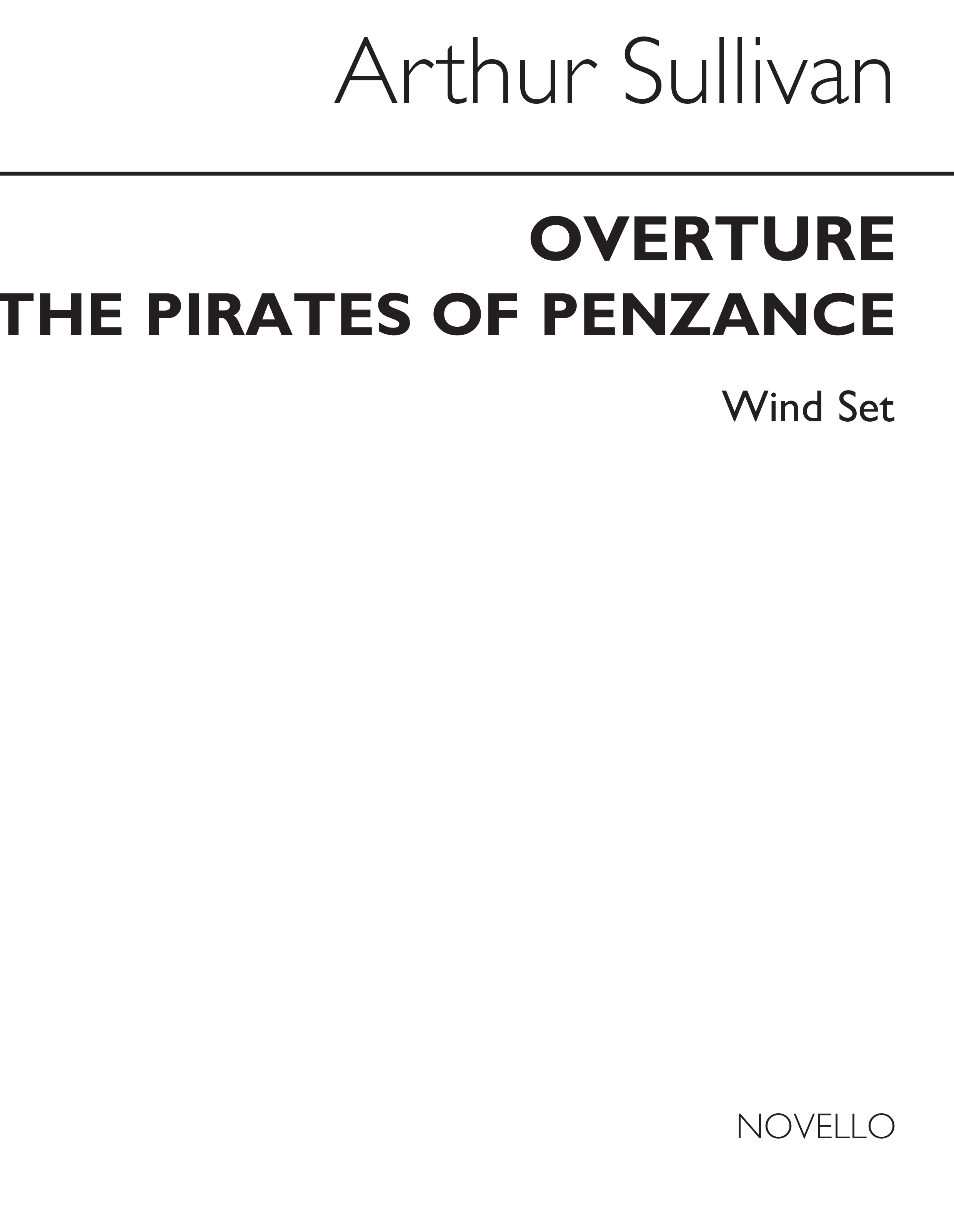 Arthur Sullivan: Overture Pirates Of Penzance (Wind)