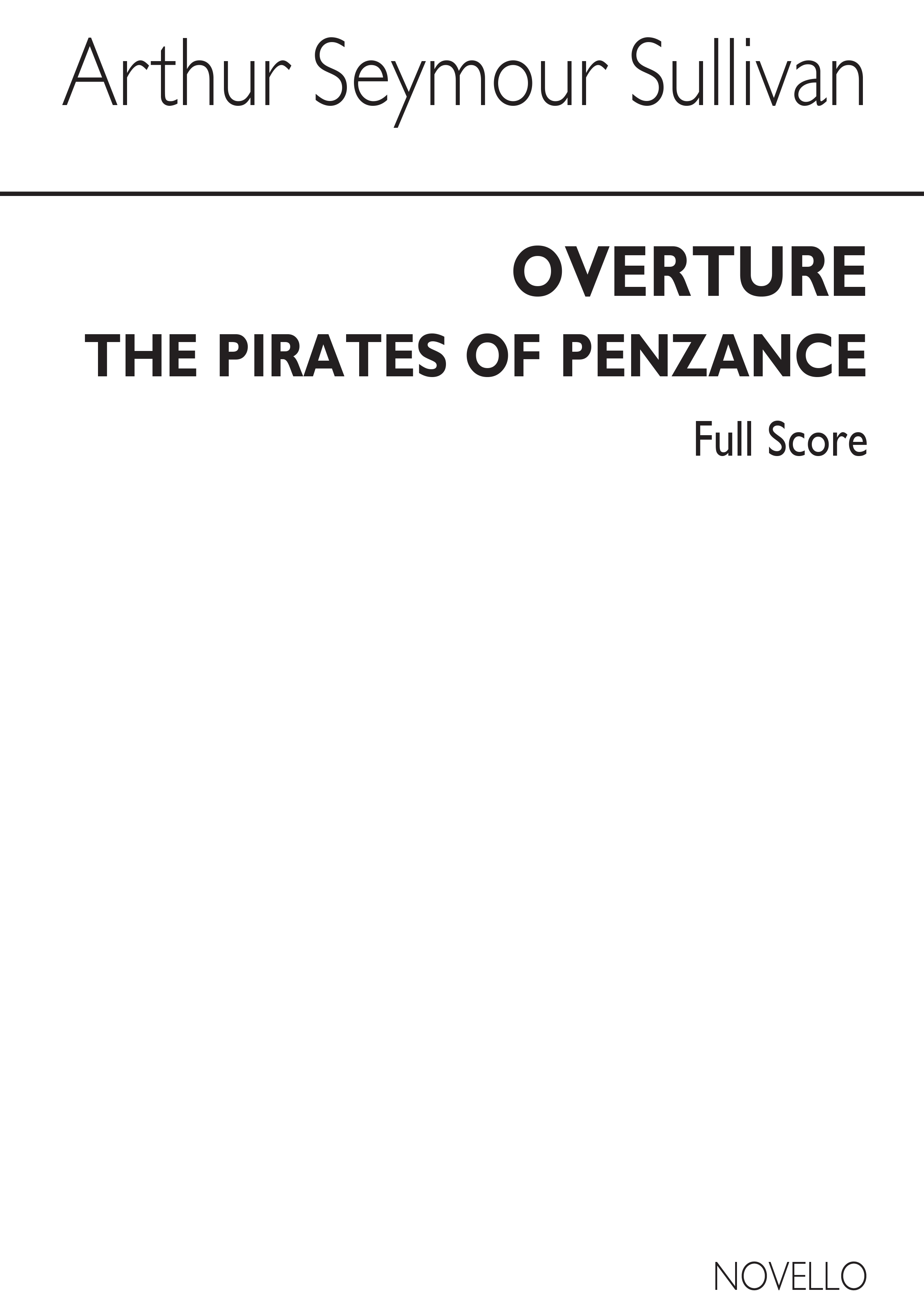 Sullivan: Overture from Pirates Of Penzance (Score)