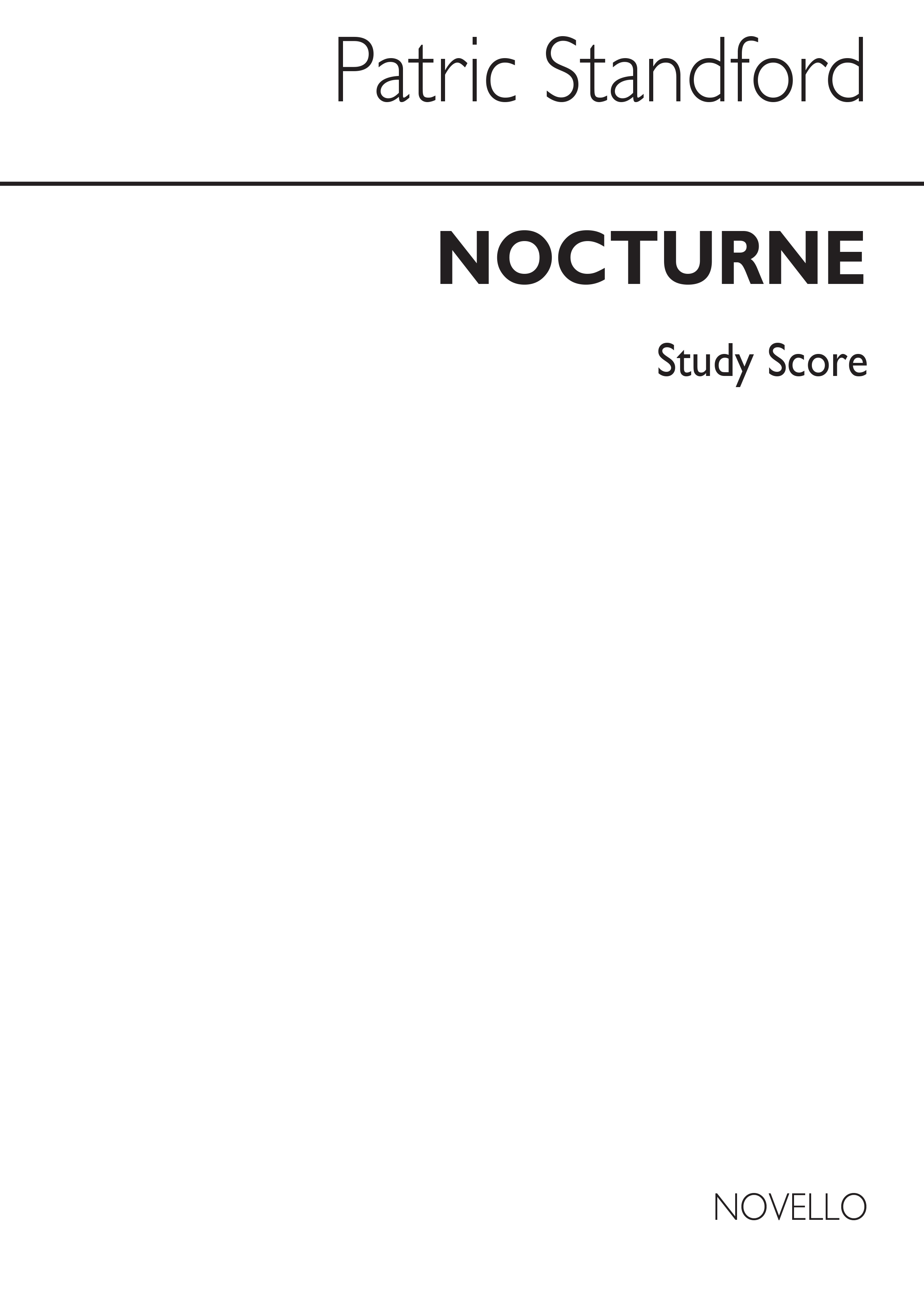 Standford: Nocturne For Small Orchestra (Study Score)