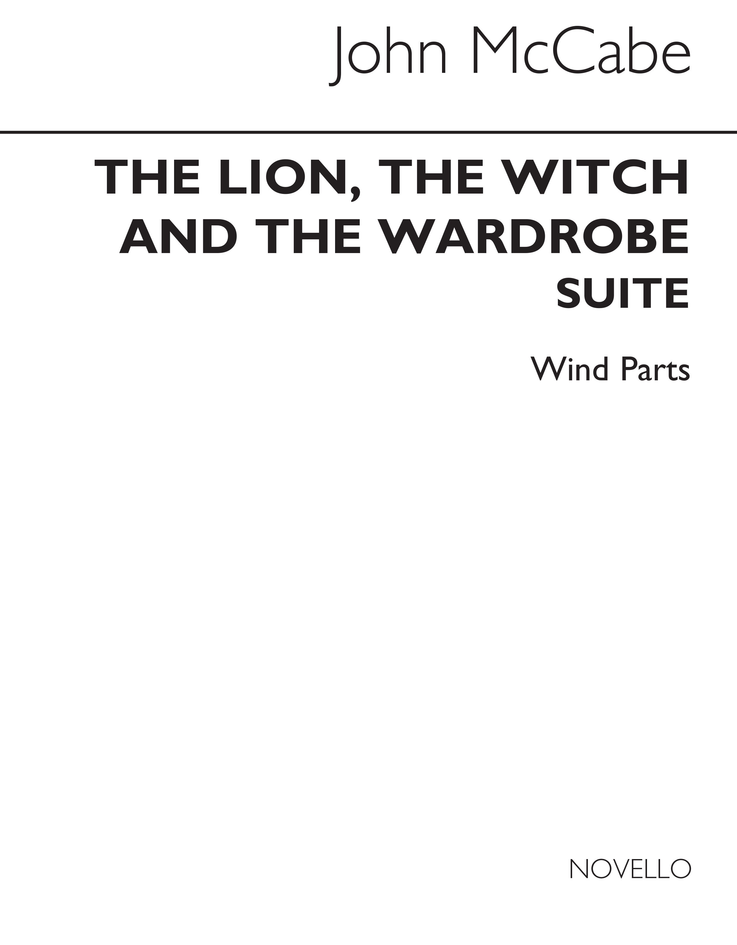 Mccabe Suite From 'The Lion, The Witch And The Wardrobe' (Wind)
