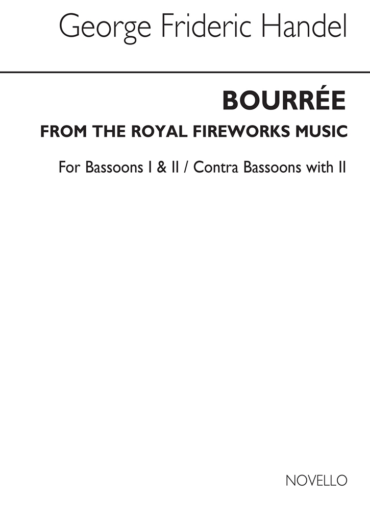 George Frideric Handel: Bourree From The Fireworks Music (Bsn)