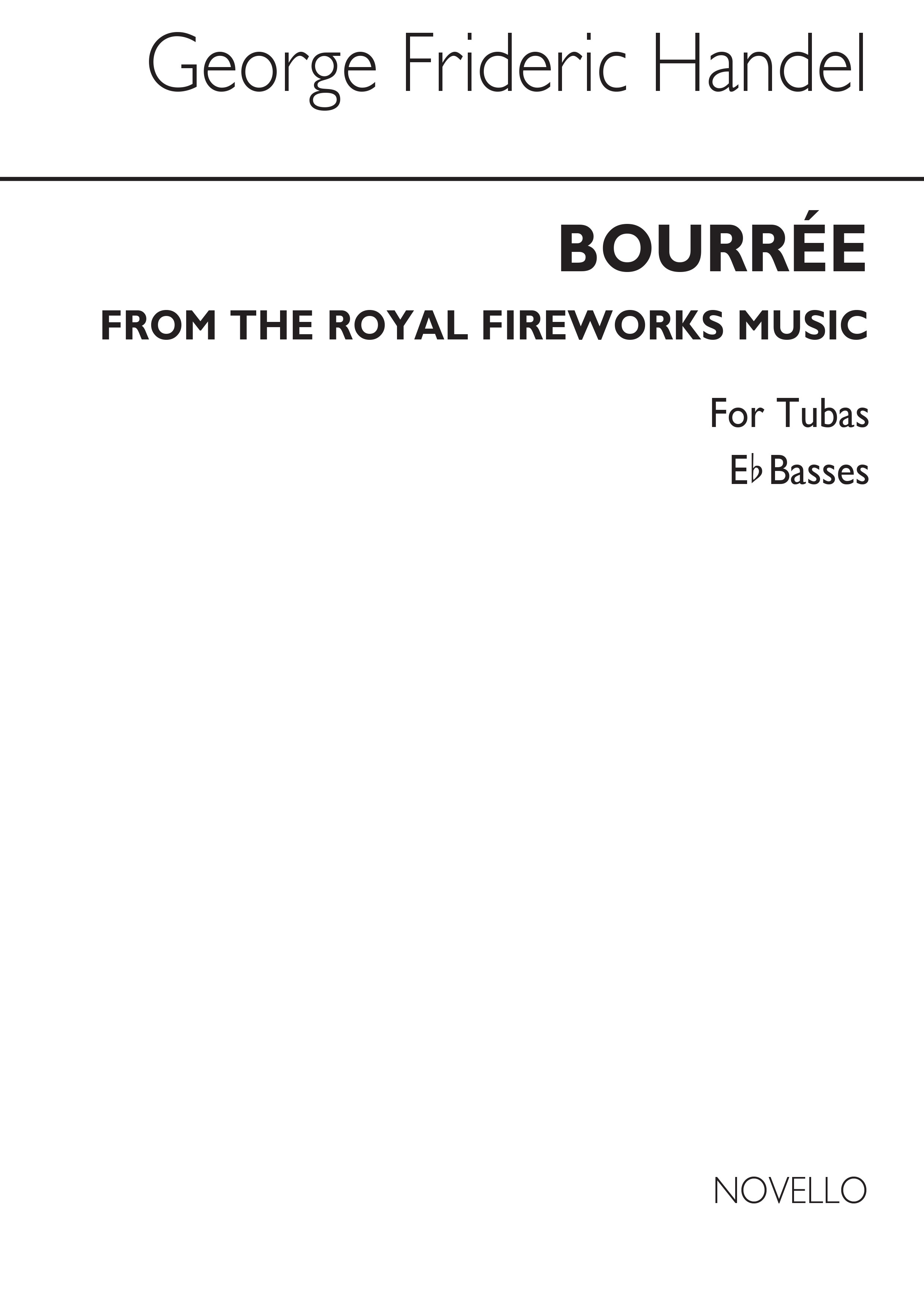 George Frideric Handel: Bourree From The Fireworks Music (Bc Bass/Tuba In Eb)