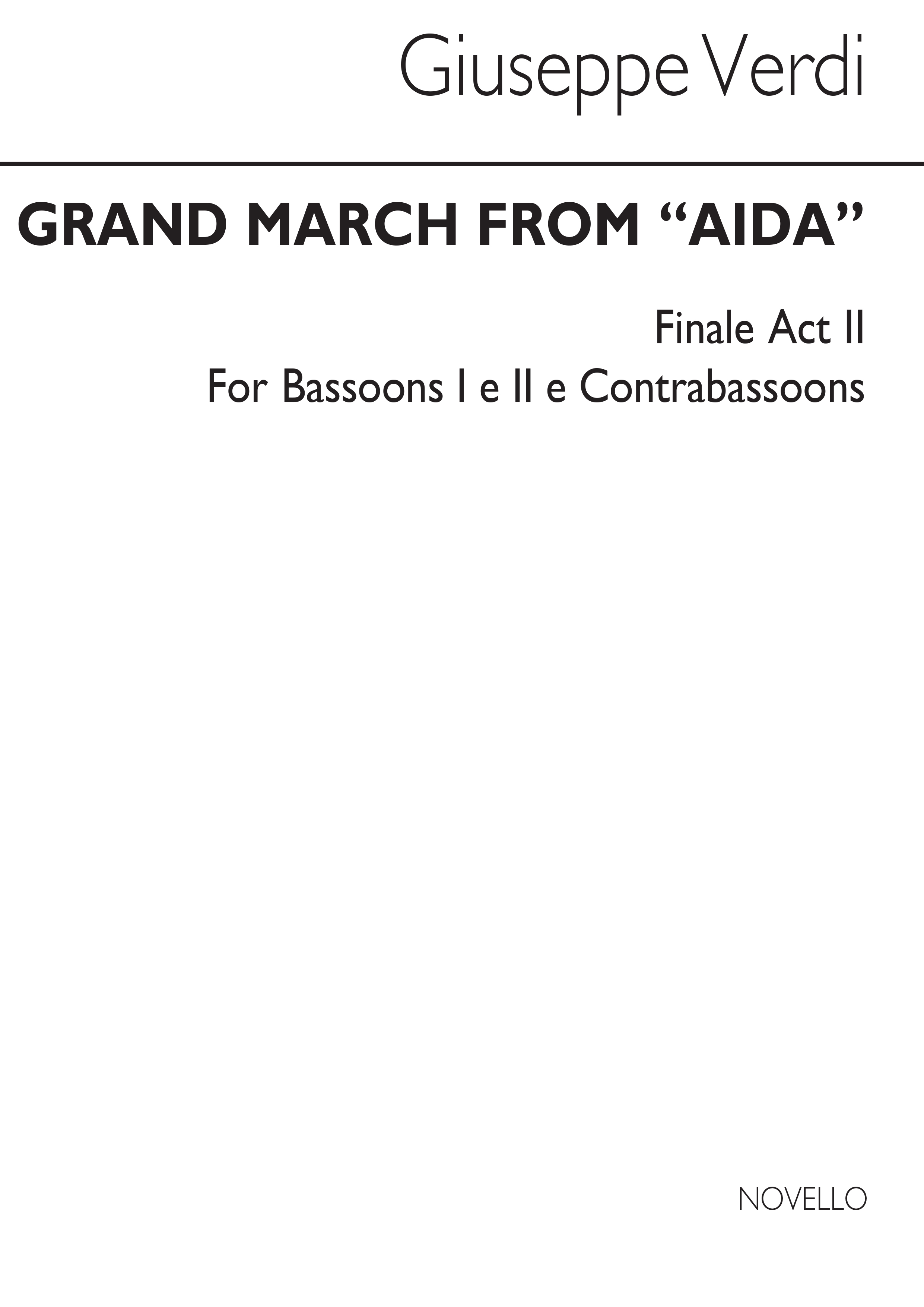 Giuseppe Verdi: Grand March From 'Aida' (Bsn 1 & 2)
