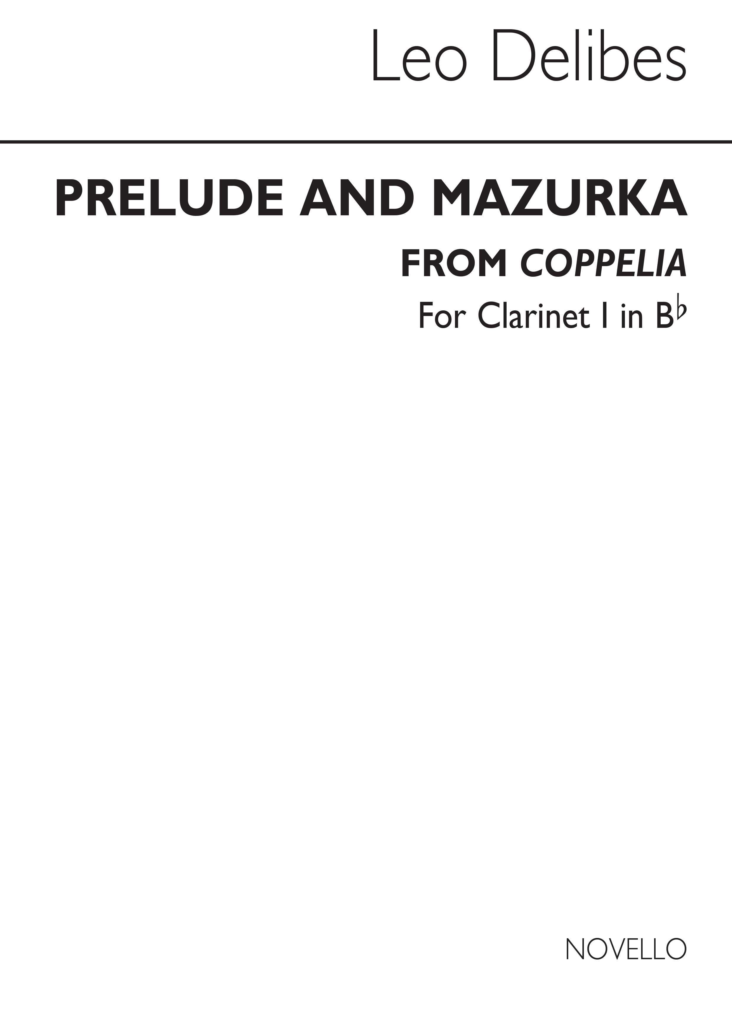 Leo Delibes: Prelude & Mazurka (Cobb) Clt 1