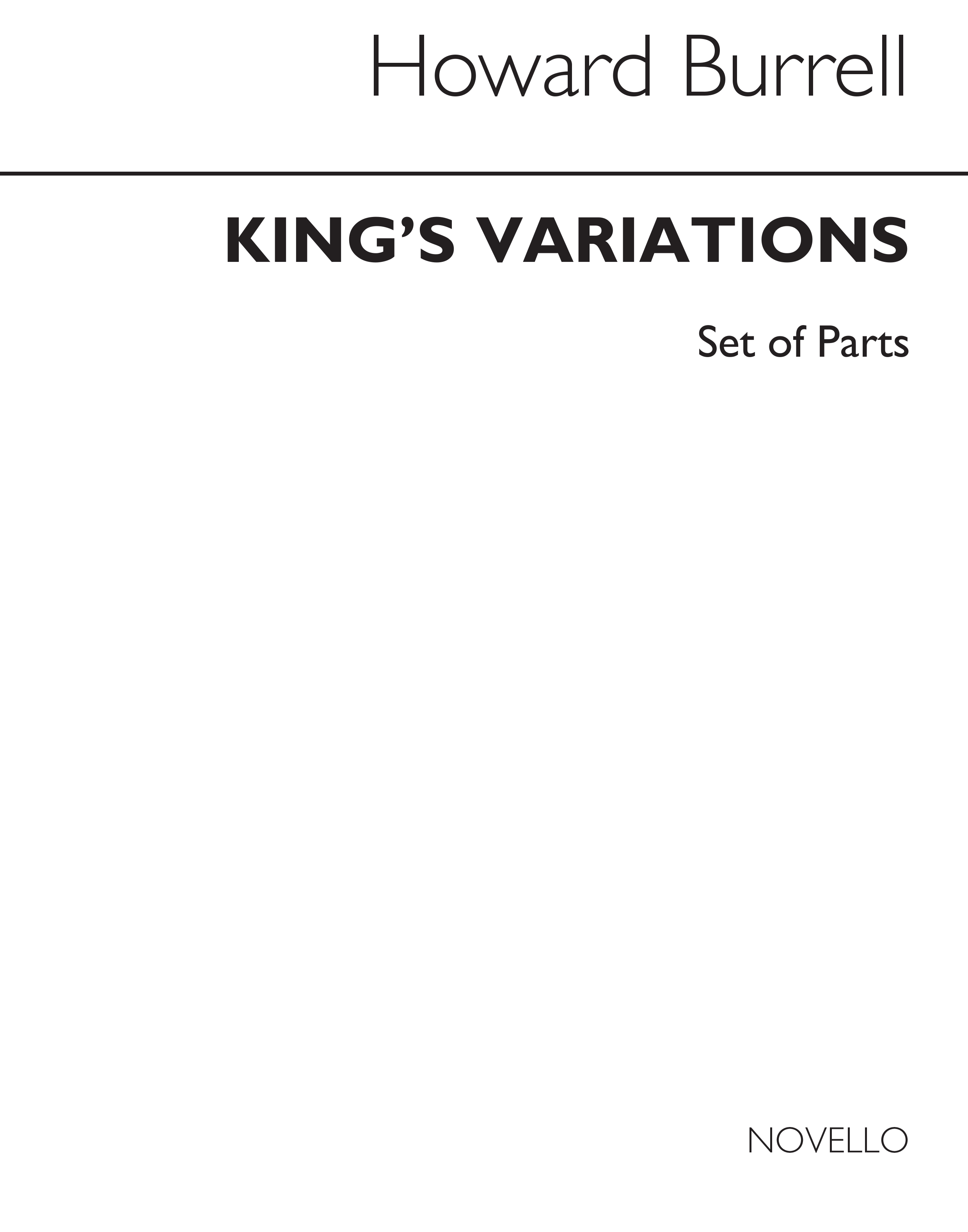 Burrell: King's Variations (String Orch Parts)
