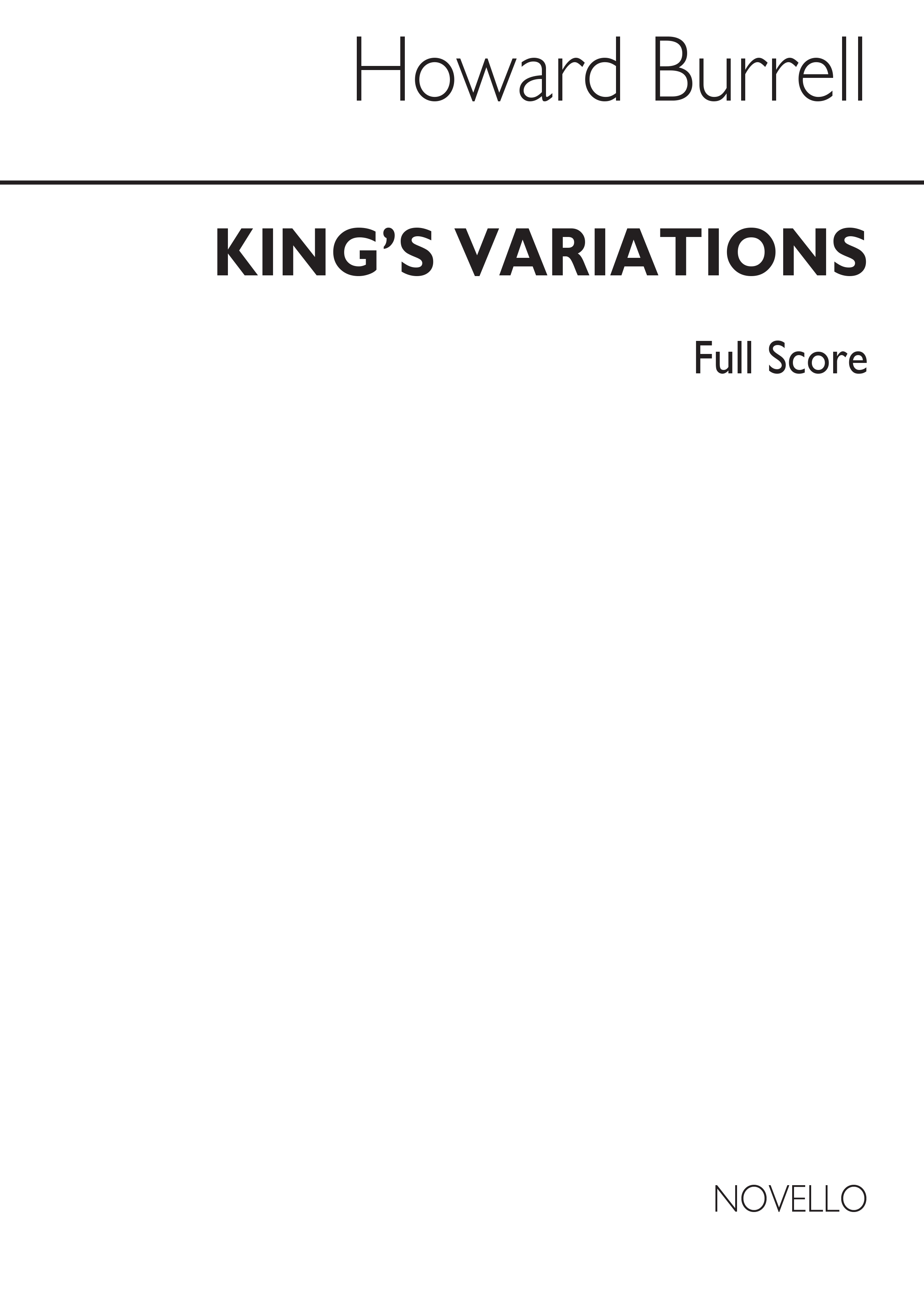 Burrell: King's Variations (Score)