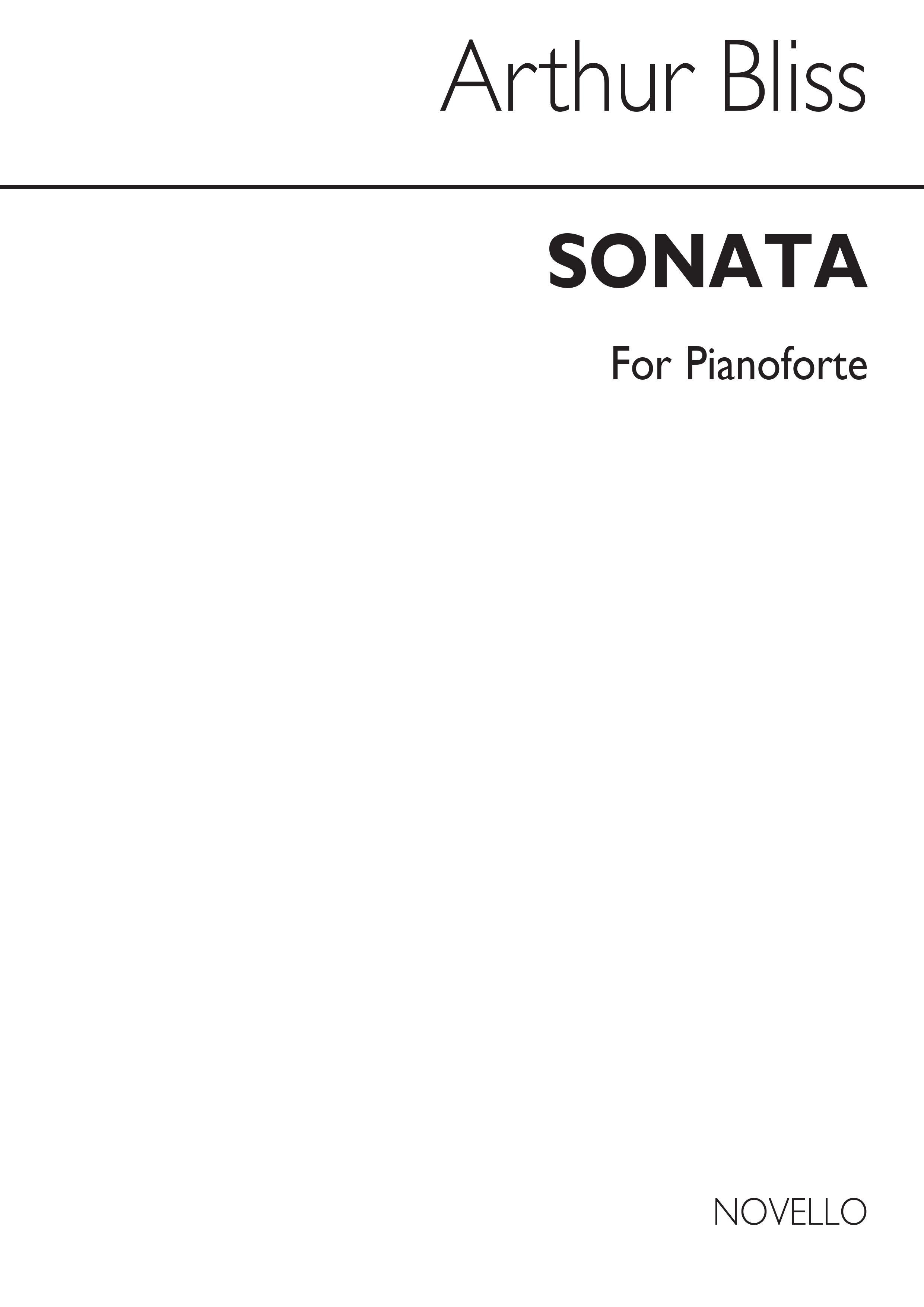 Bliss: Sonata For Piano