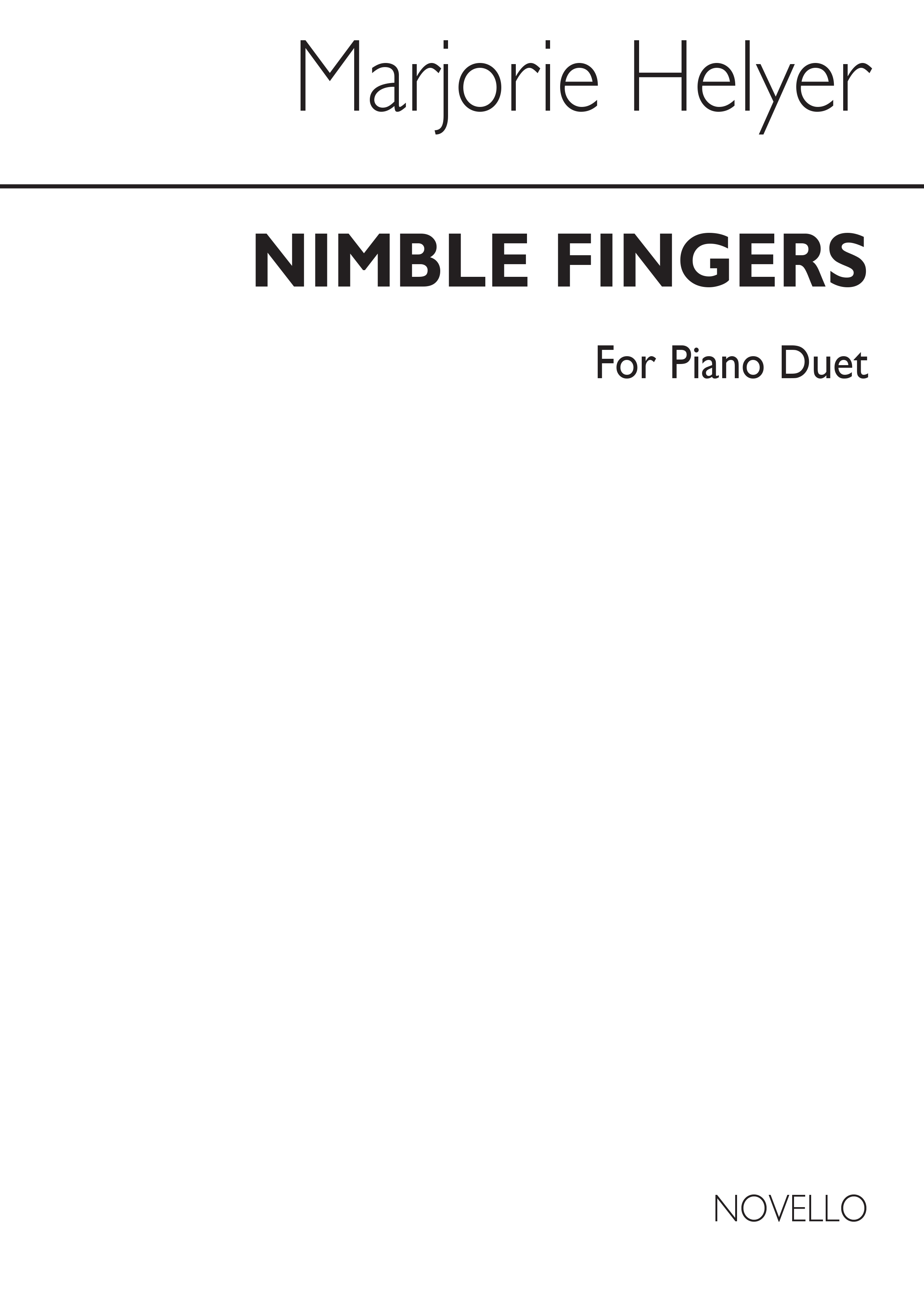 Marjorie Helyer: Nimble Fingers