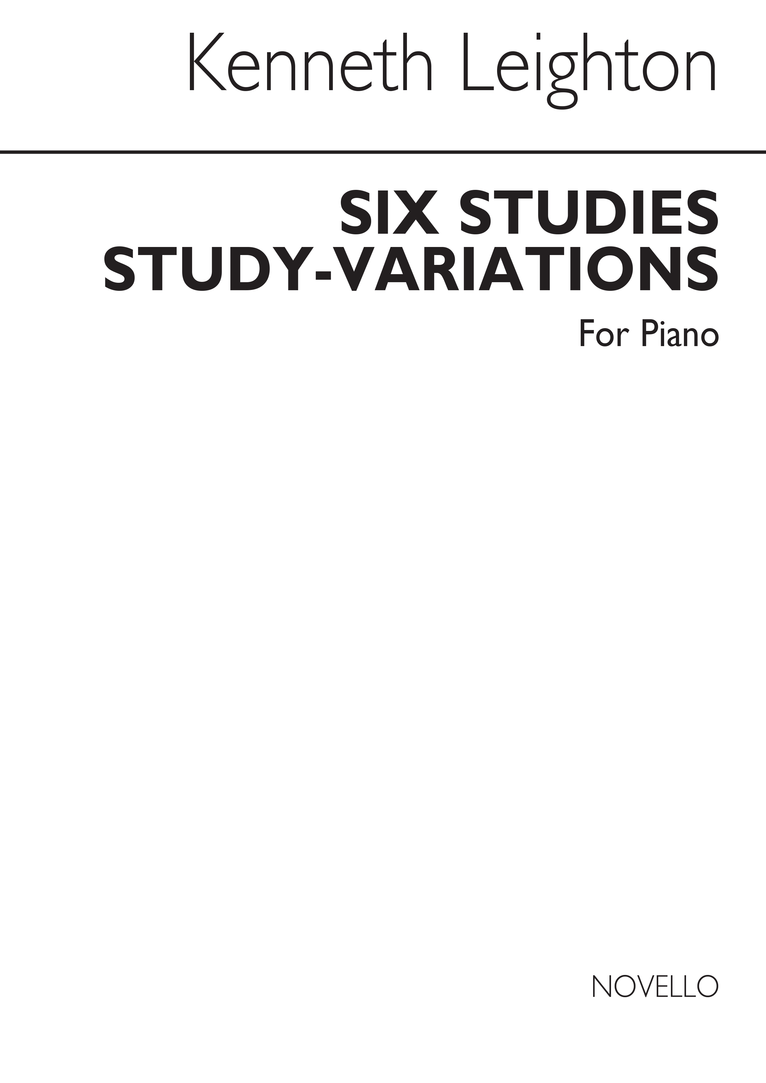 Kenneth Leighton: Six Studies (Study Variations) Op. 56