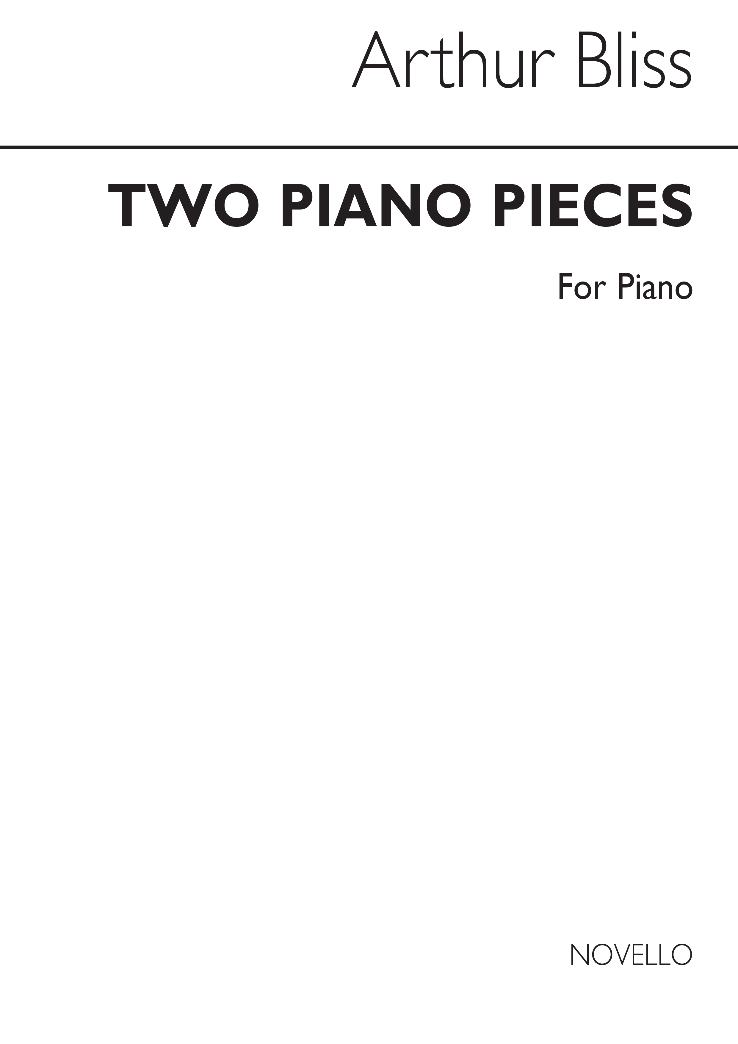 Bliss: Two Piano Pieces
