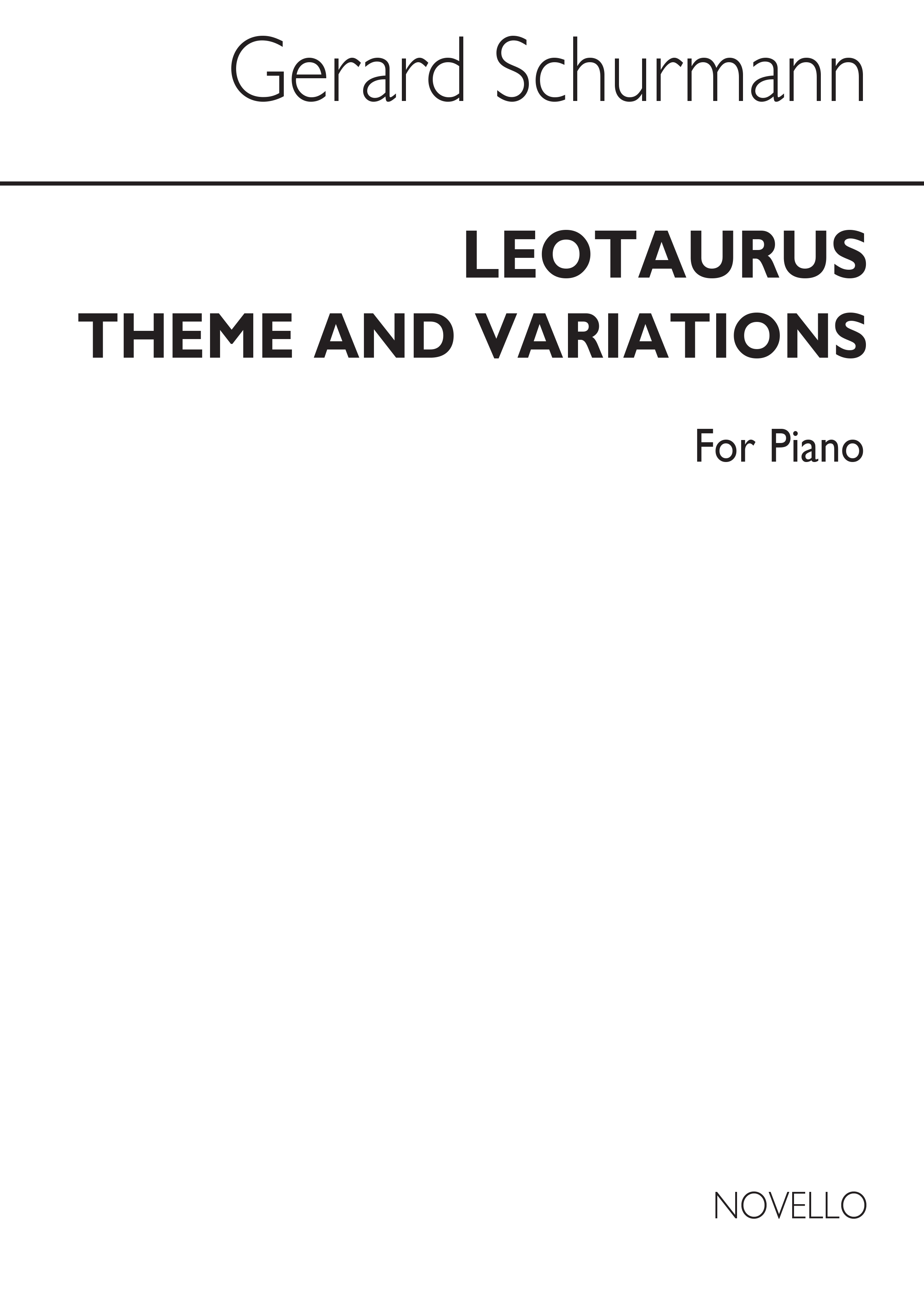 Schurmann: Leotaurus for Piano