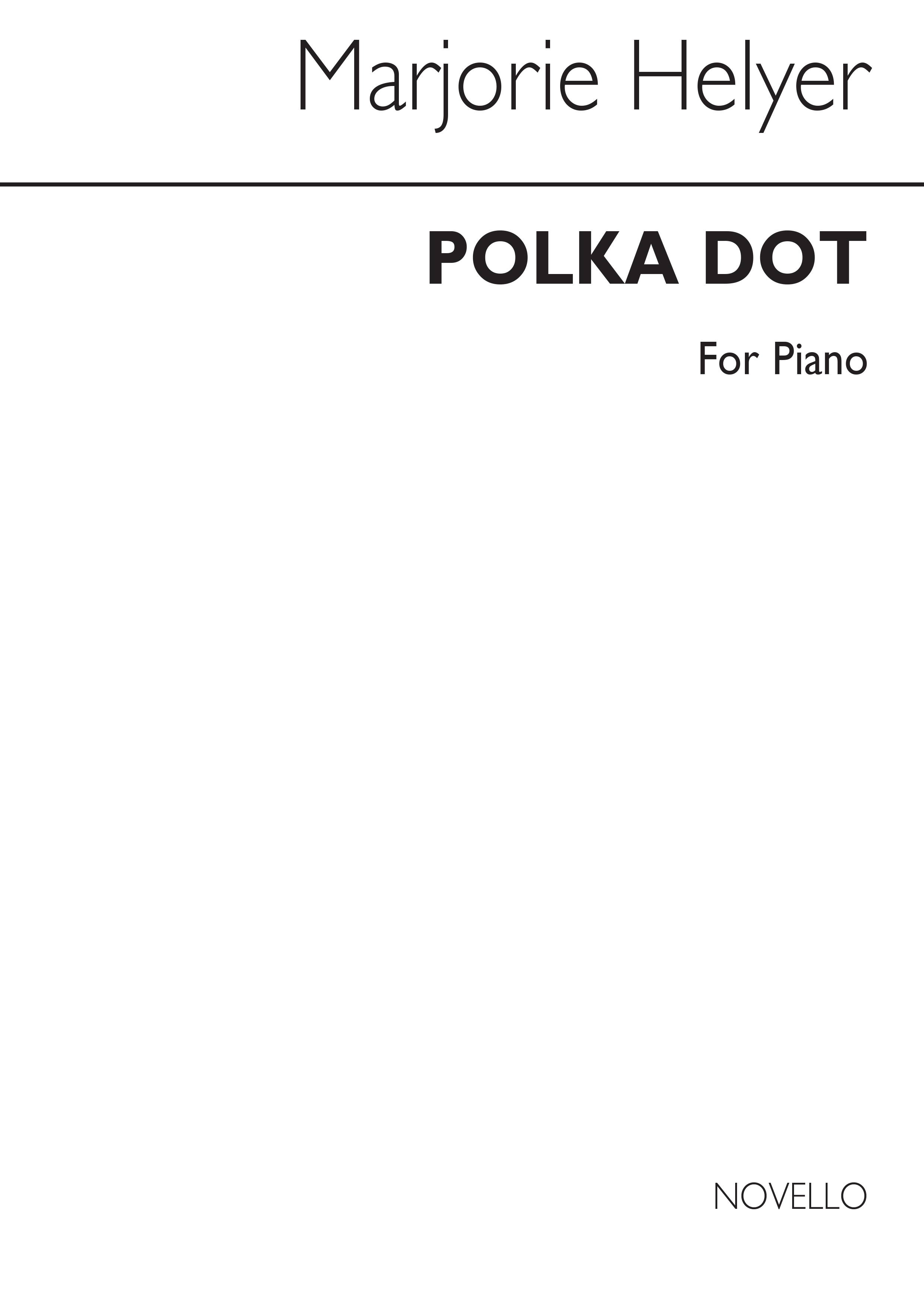 Helyer: Polka Dot for Piano