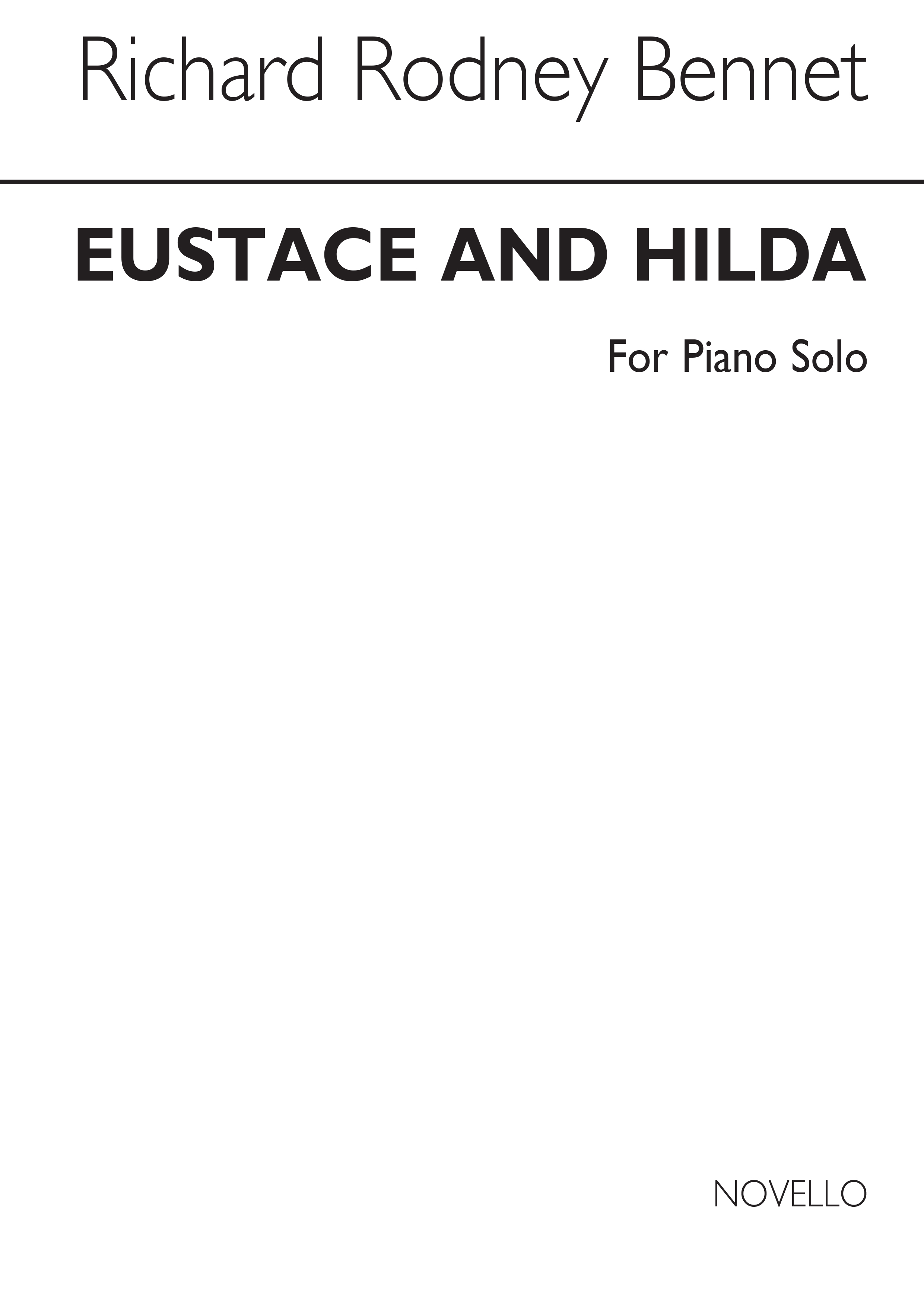 RR Bennett: Eustace And Hilda for Piano