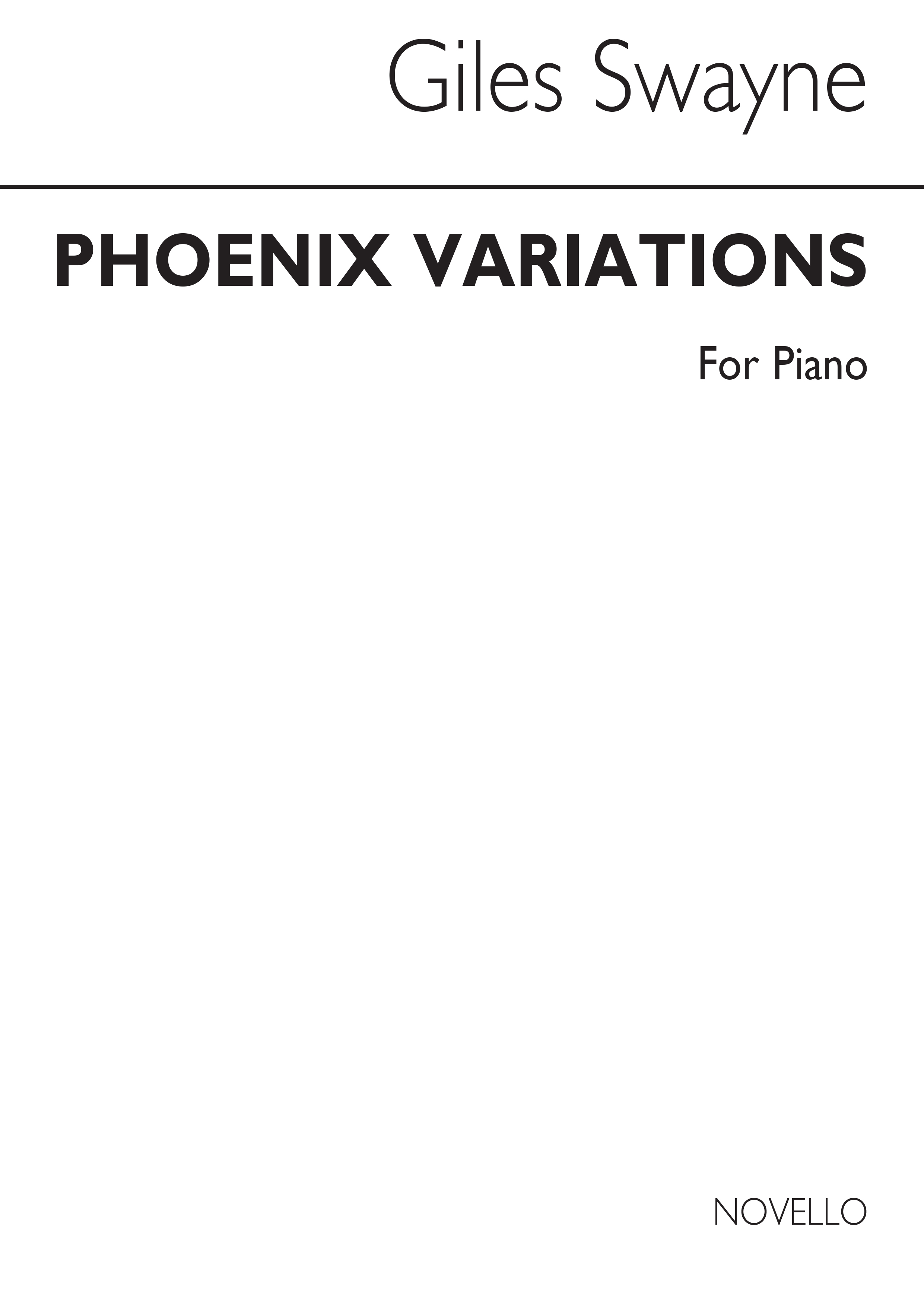 Swayne: Phoenix Variations for Piano