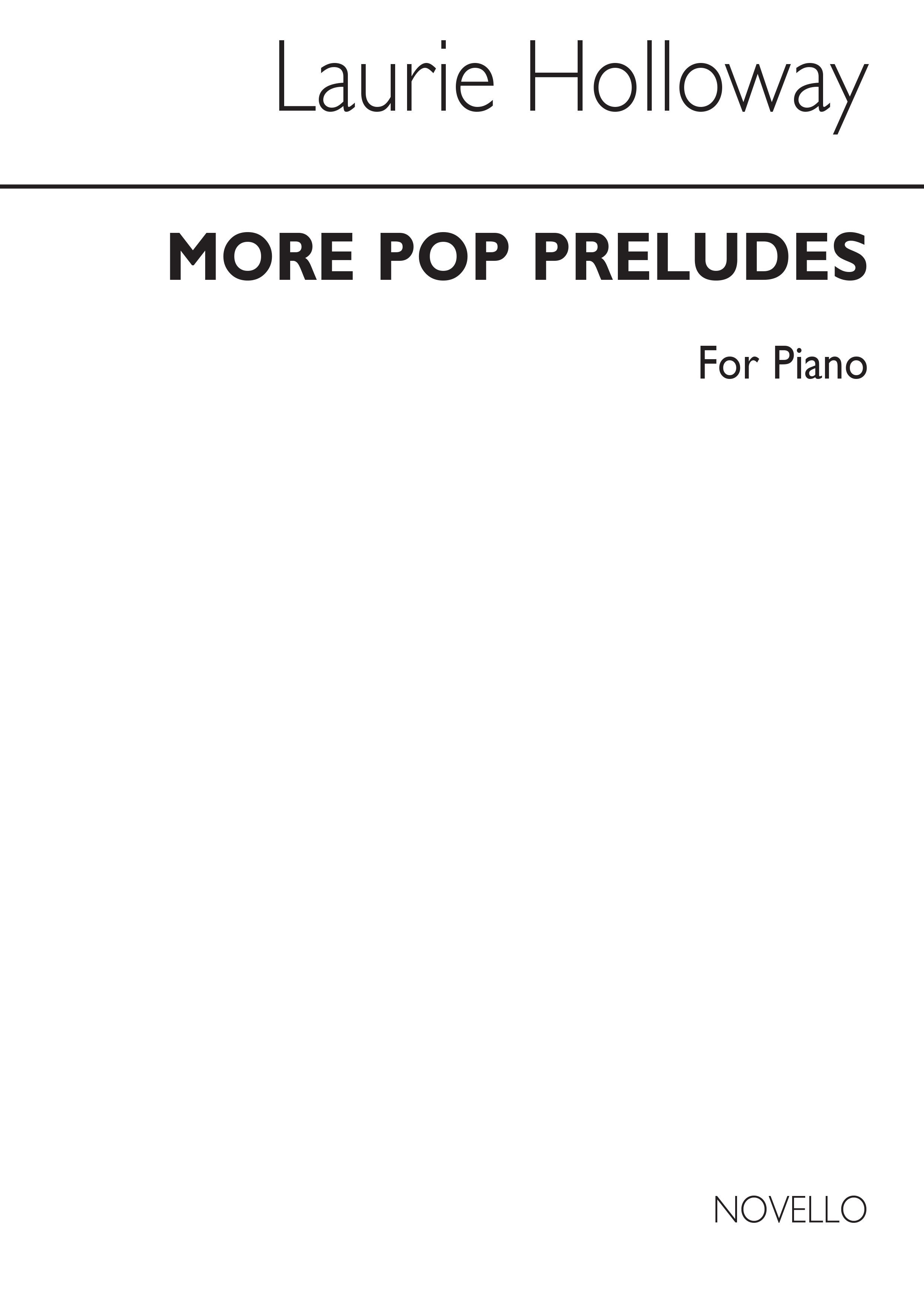 Holloway: More Pop Preludes for Piano