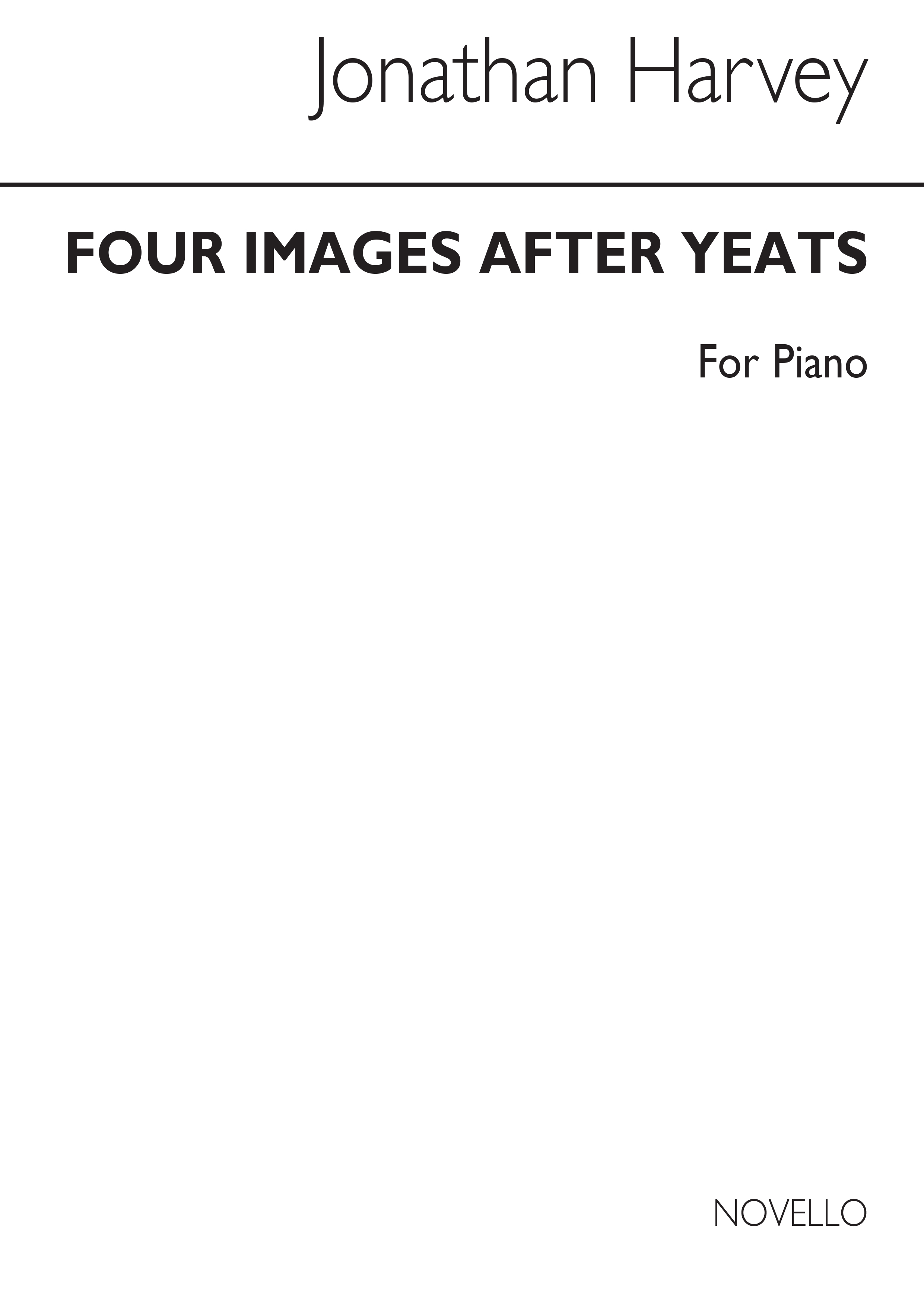 Jonathan Harvey: Four Images After Yeats for Piano