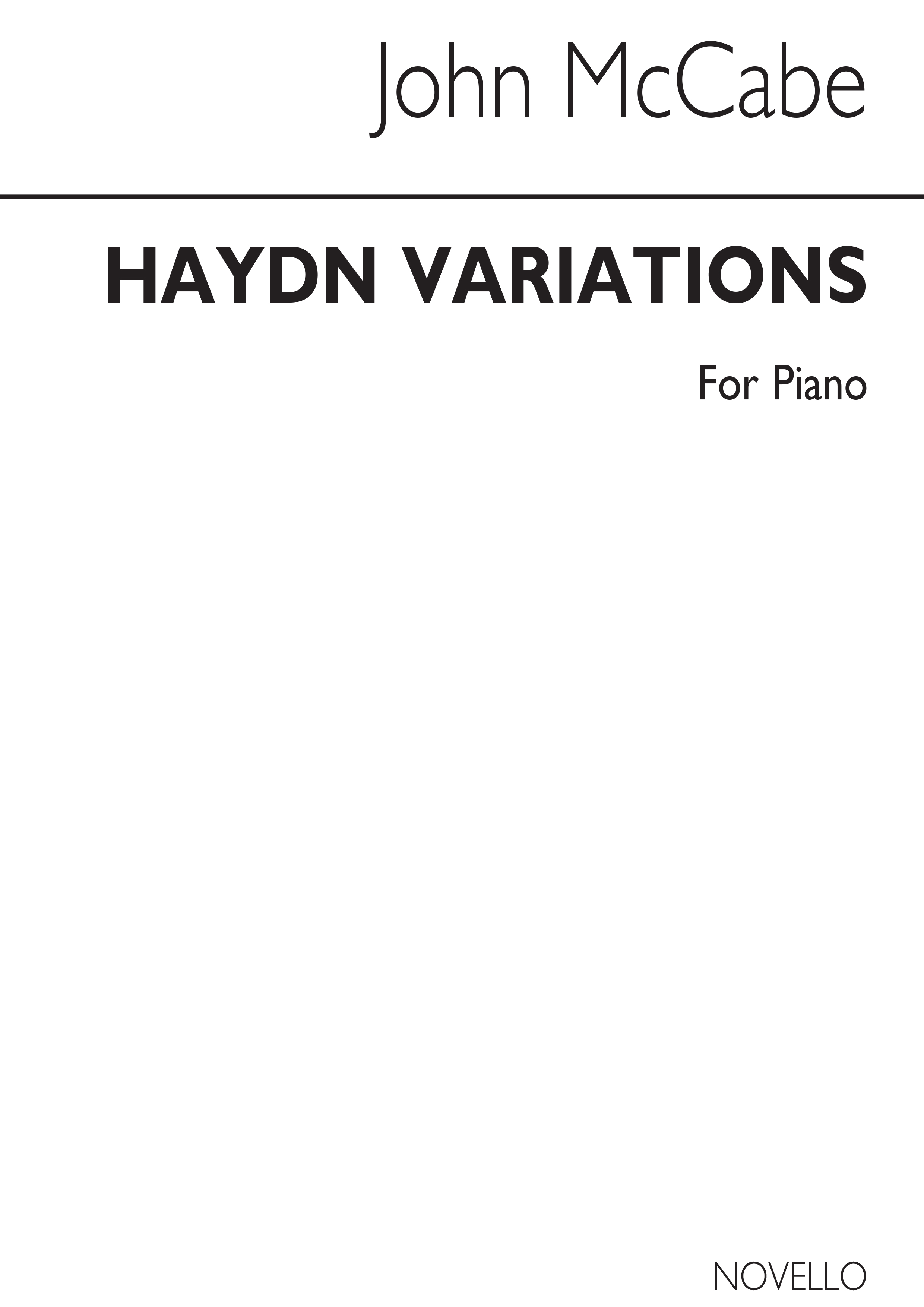 McCabe: Haydn Variations for Piano