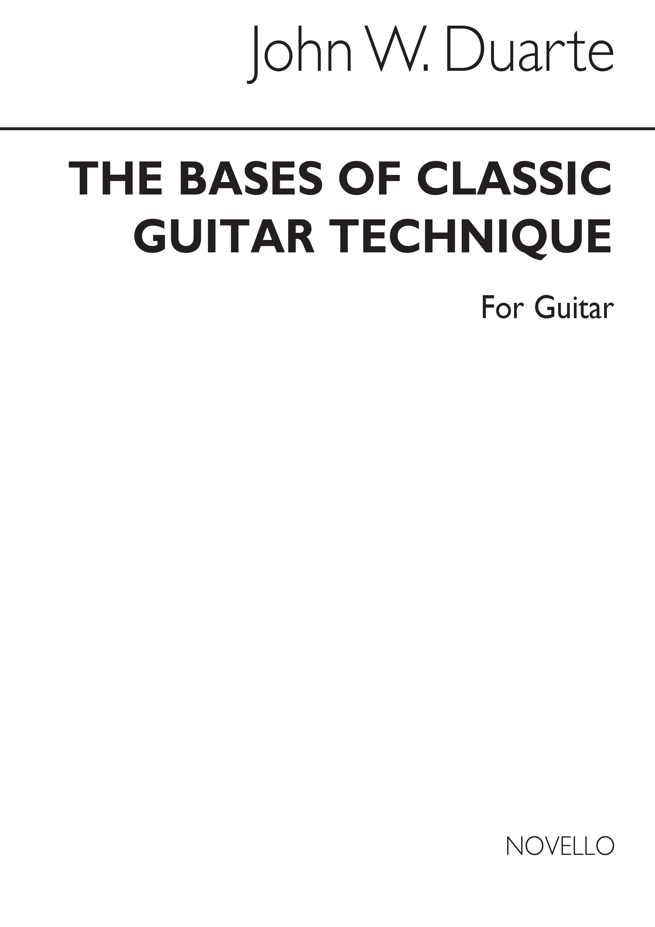 Duarte: Bases Of Classic Guitar Technique