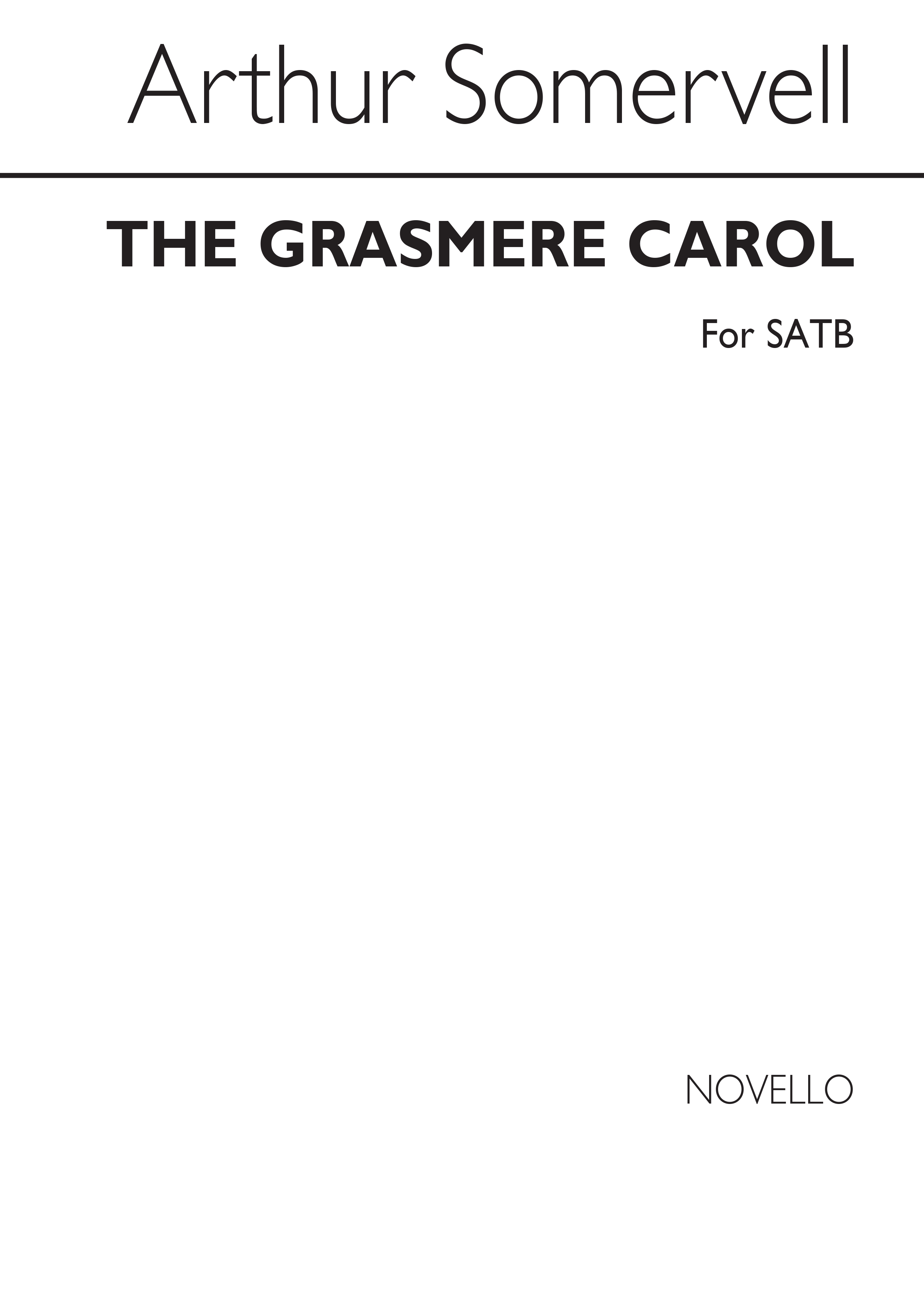 Somervell Grasmere Carol Satb
