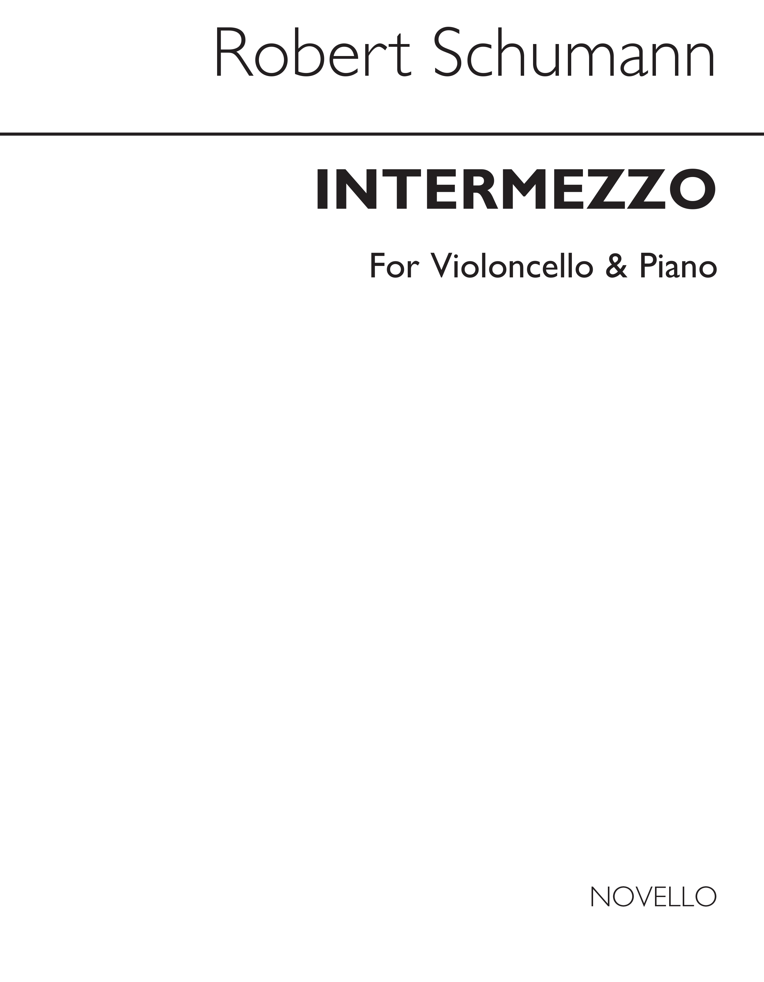 Schumann Intermezzo (Rostal) Vlc/Pf