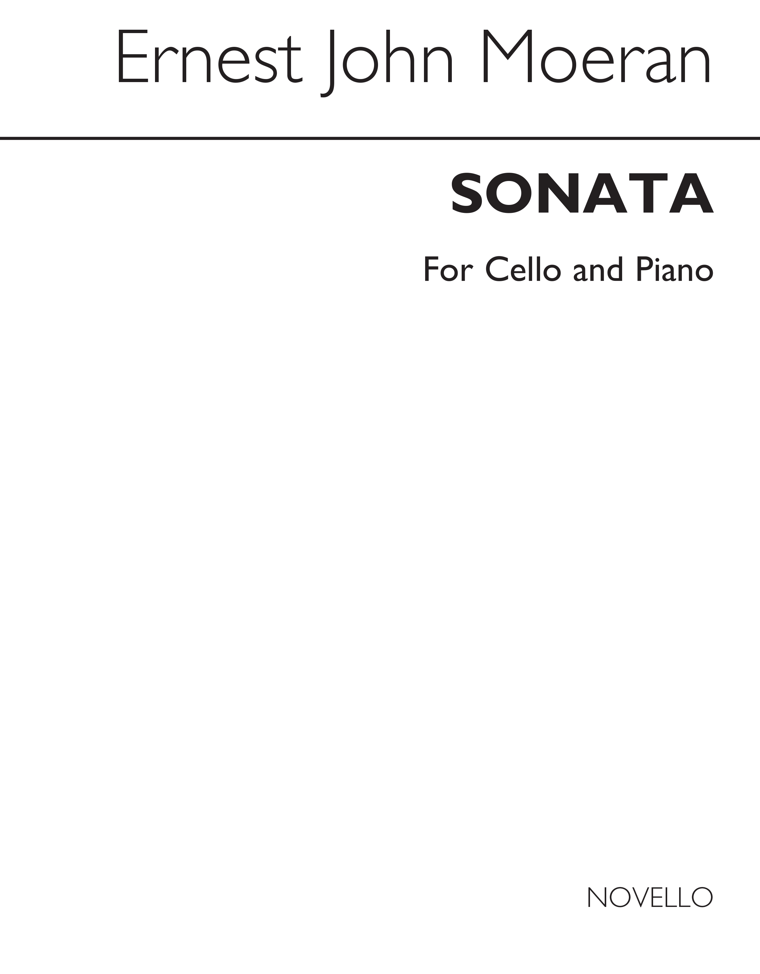 Moeran: Sonata For Cello & Piano