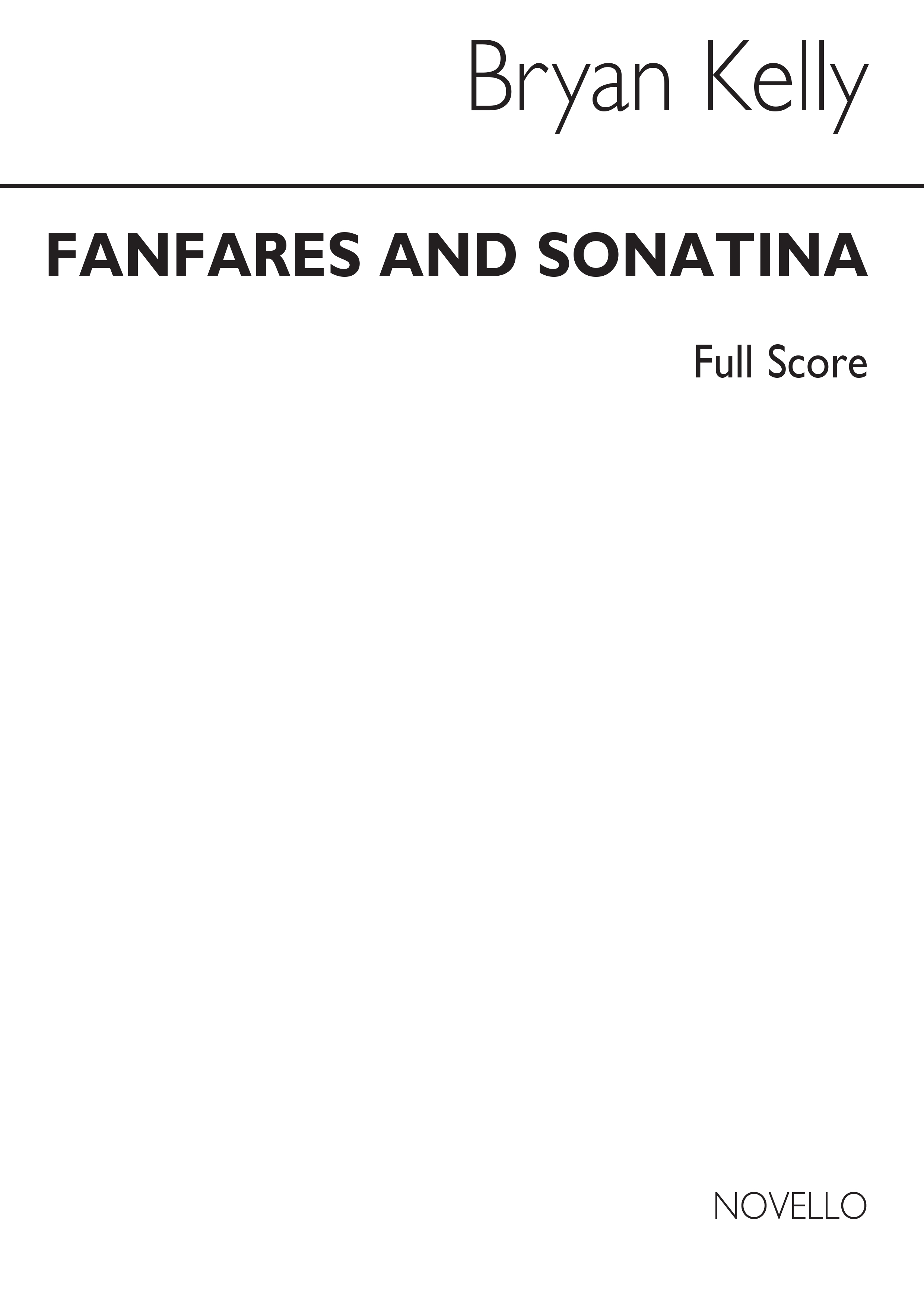 Bryan Kelly: Fanfares And Sonatina for Brass Sextet (Score)