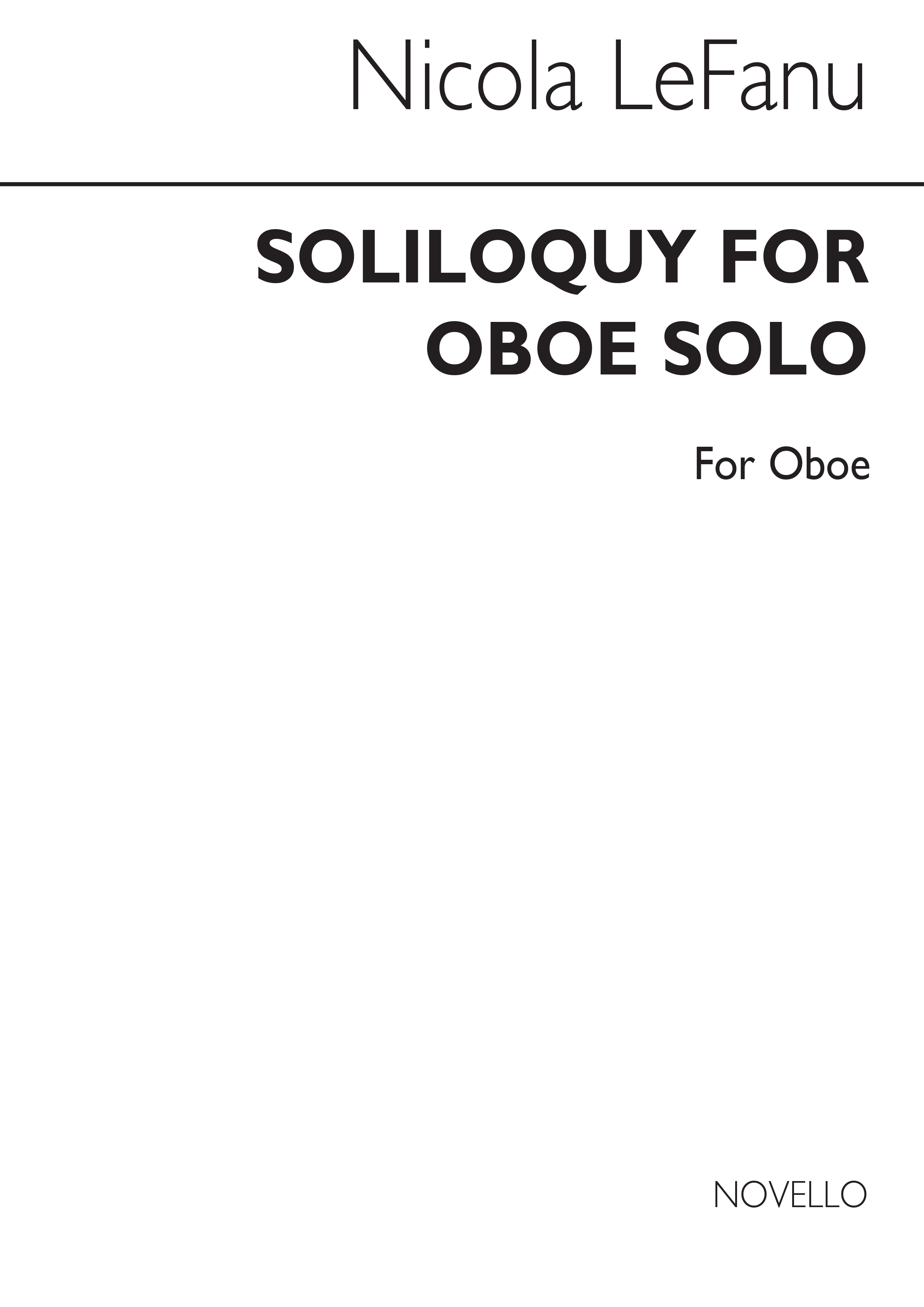Lefanu: Soliloquy For Oboe