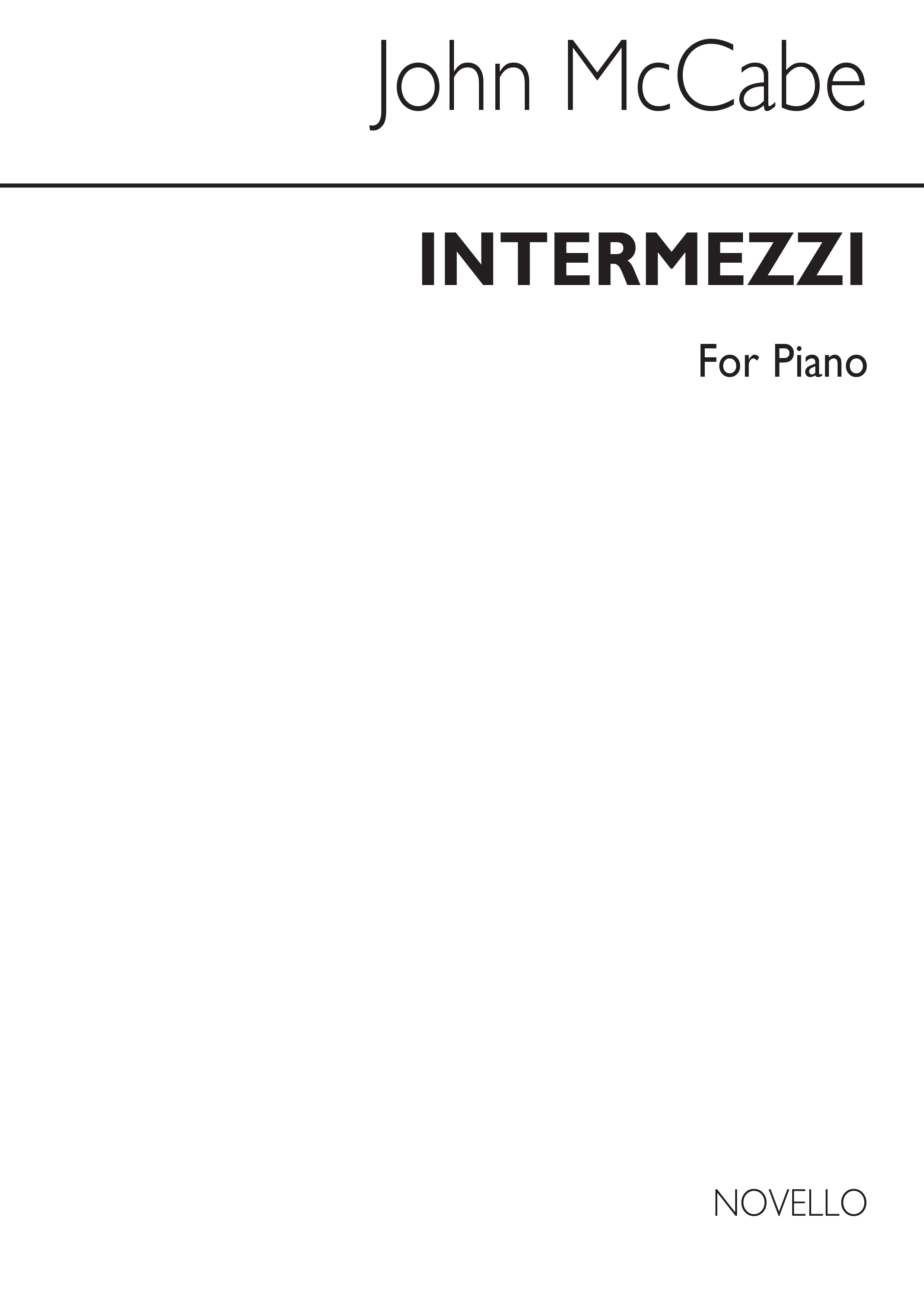 McCabe: Intermezzi for Piano