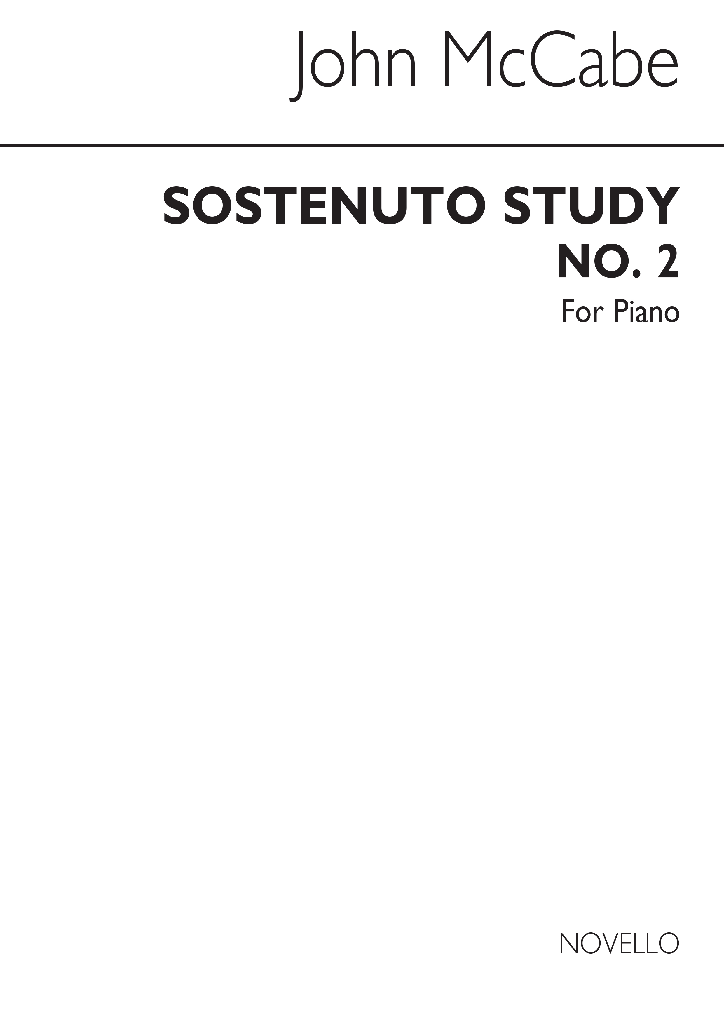 McCabe: Sostenuto Study No.2 for Piano