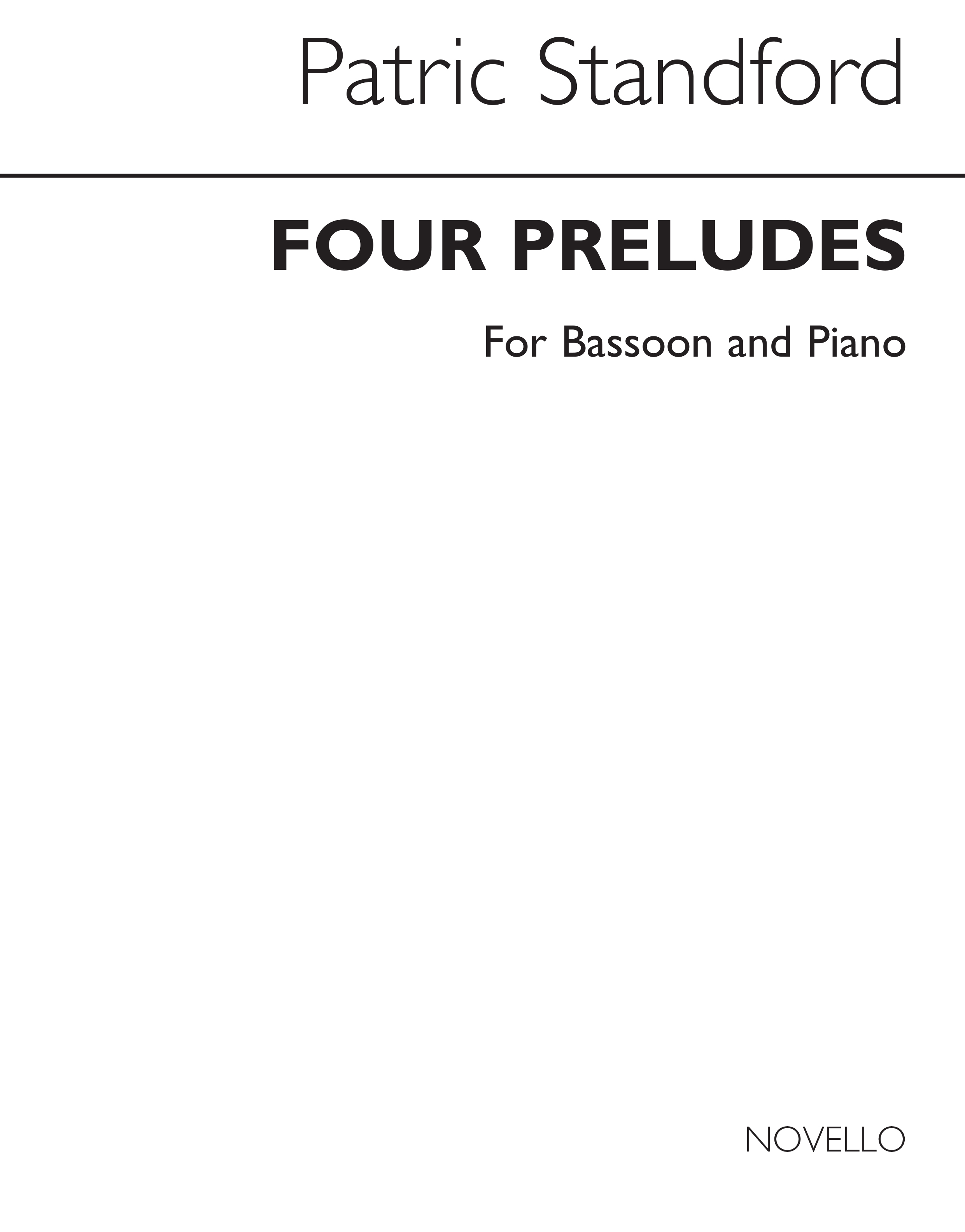 Standford: Four Preludes for Bassoon and Piano