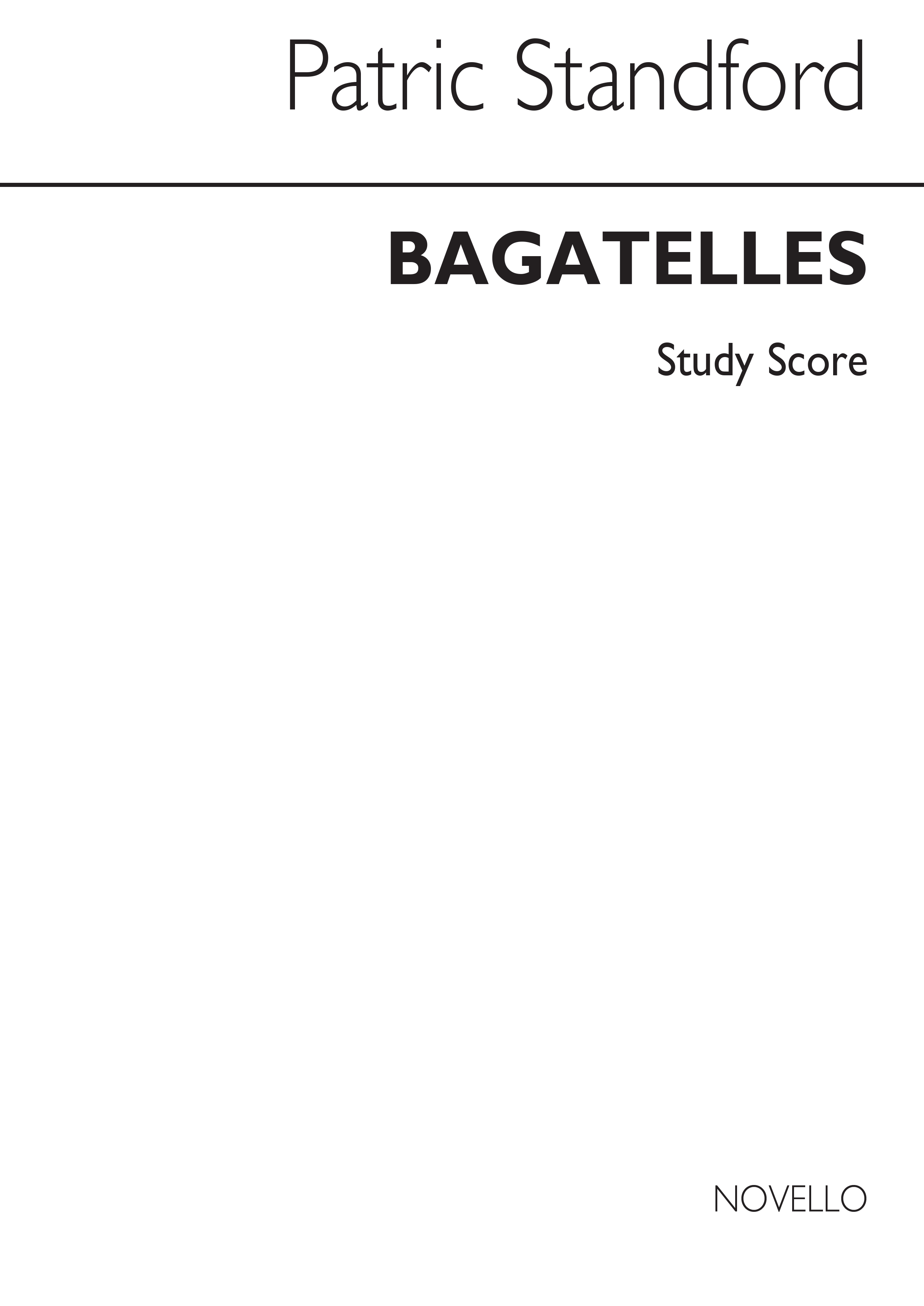 Standford: Bagatelles For String Quartet (Score)