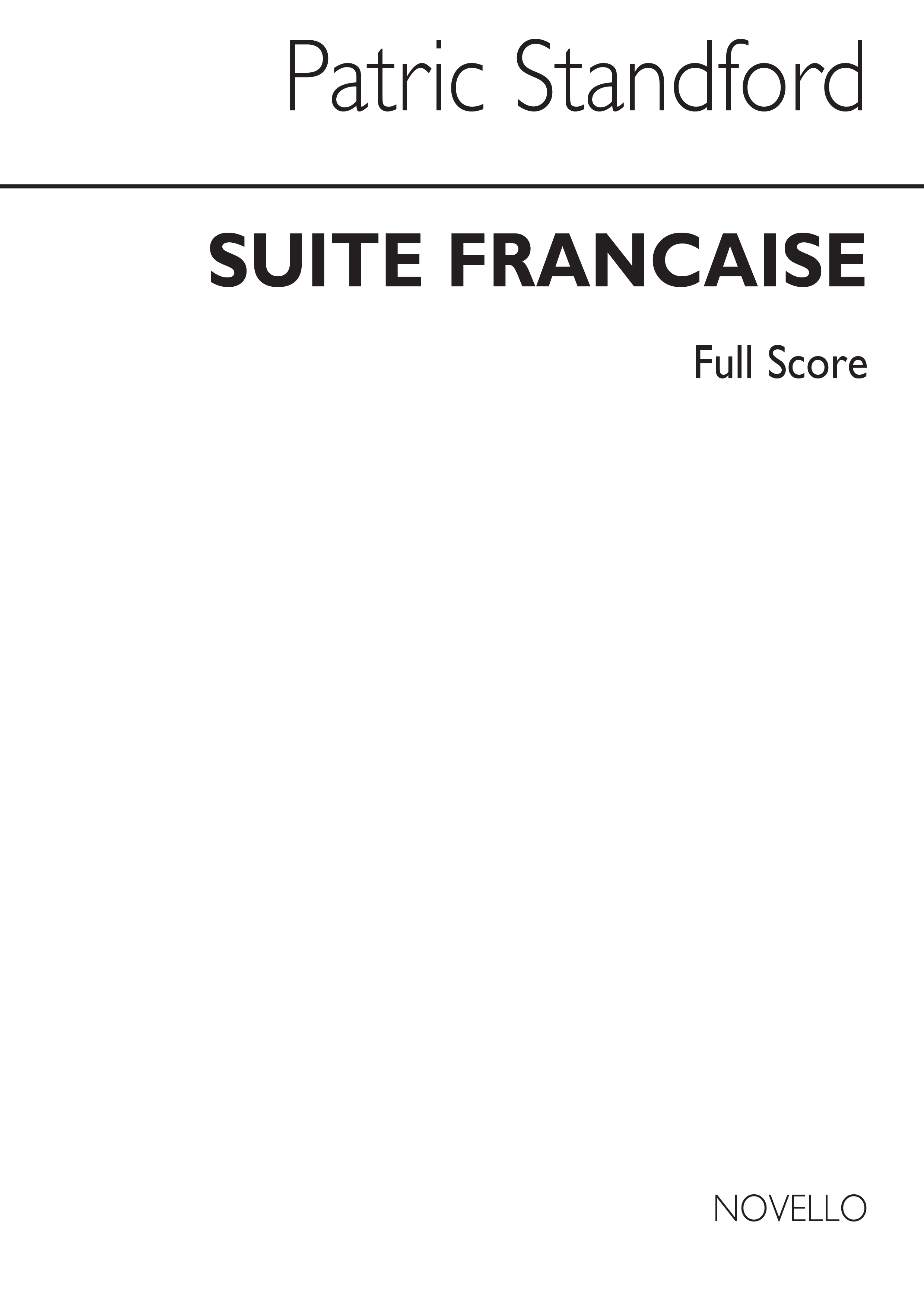 Standford: Suite Francaise For Wind Quintet (Score)