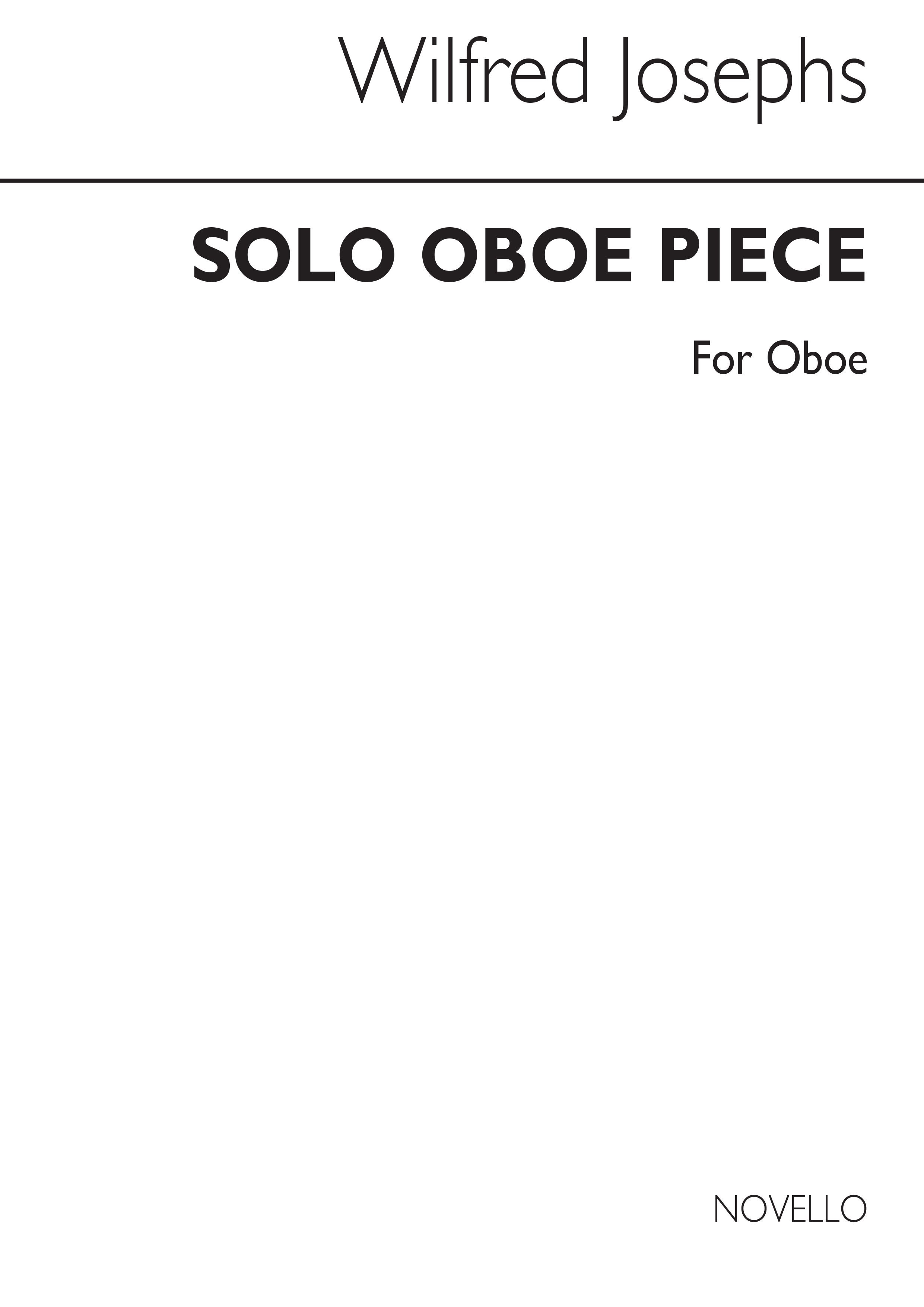 Josephs: Solo Oboe Piece Op.84