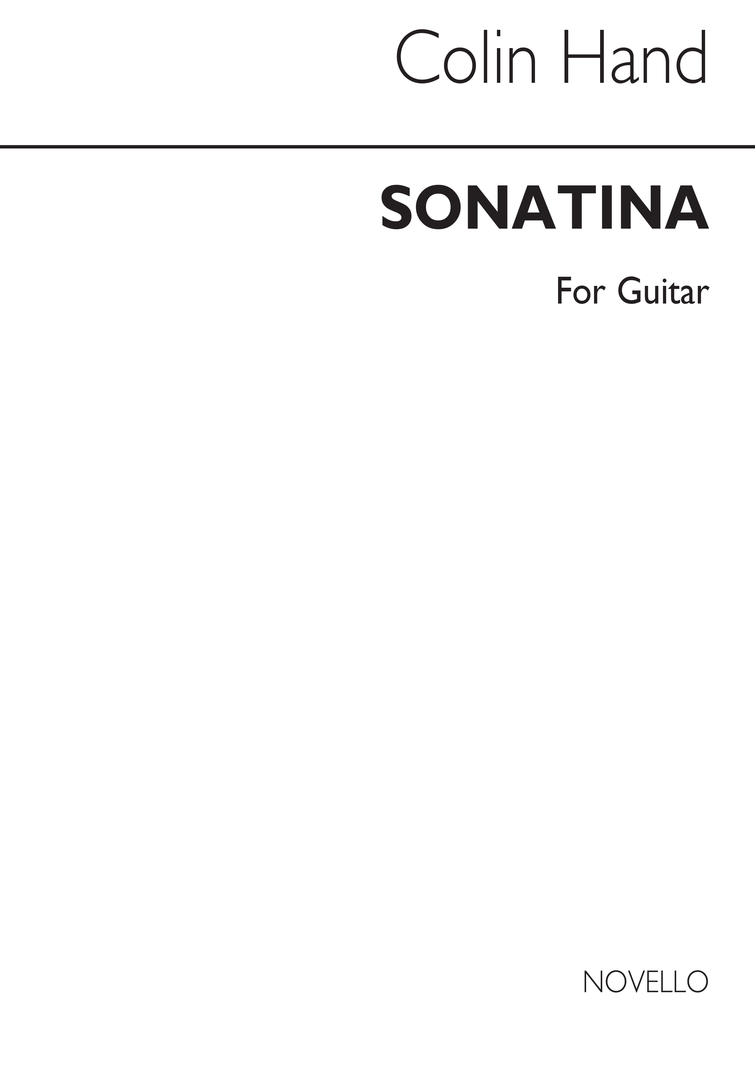 Hand: Sonatina For Guitar