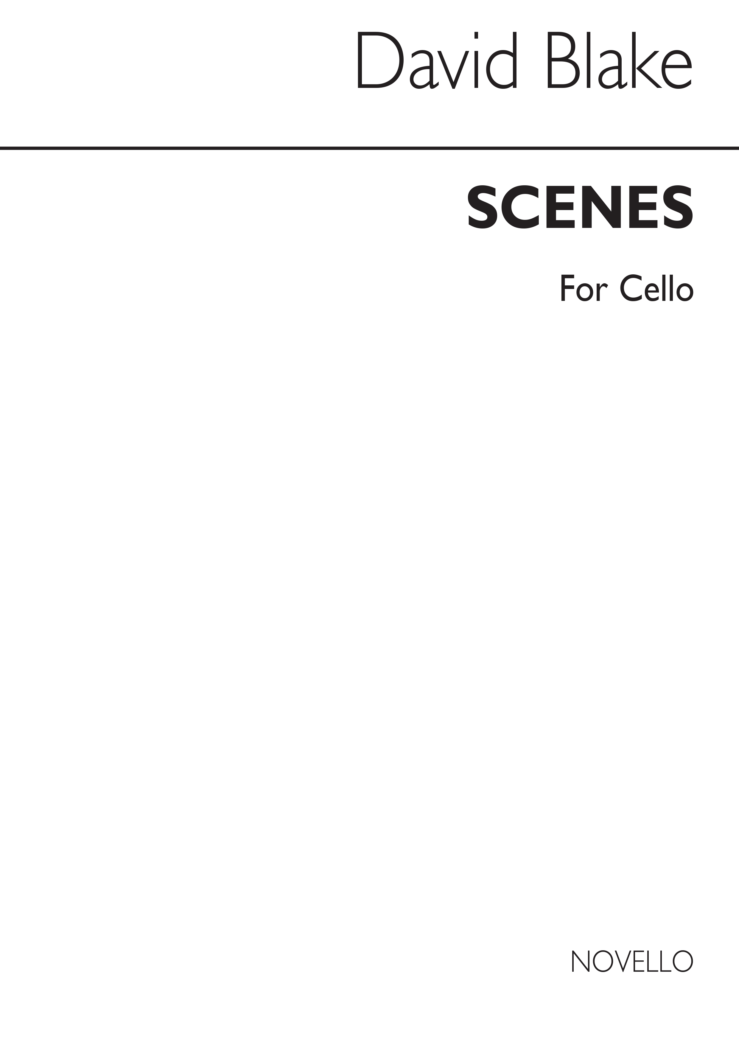 David Blake: Scenes Cello Solo