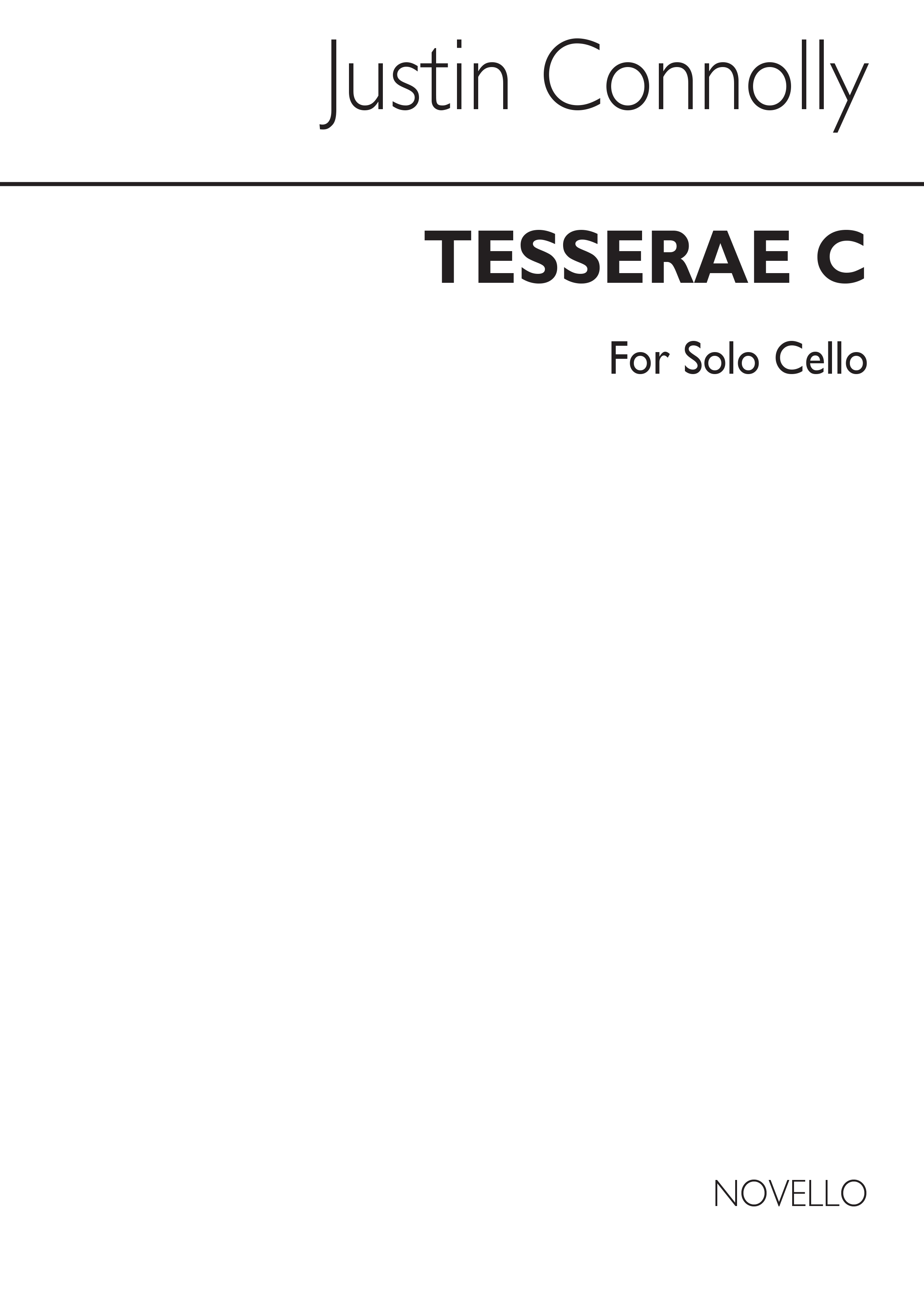 Connolly: Tesserae C for Cello Solo