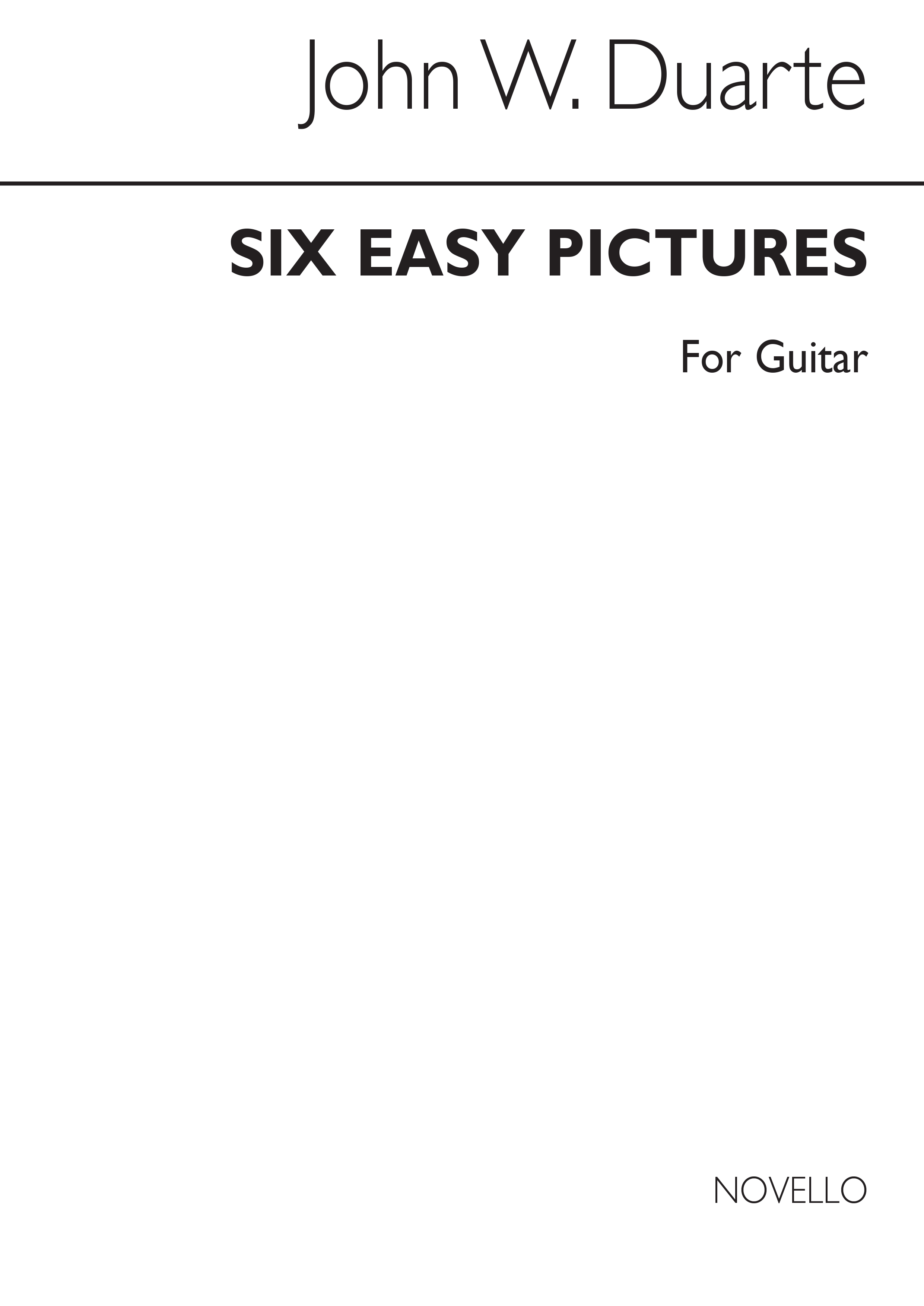 John Duarte: 6 Easy Pictures For Guitar