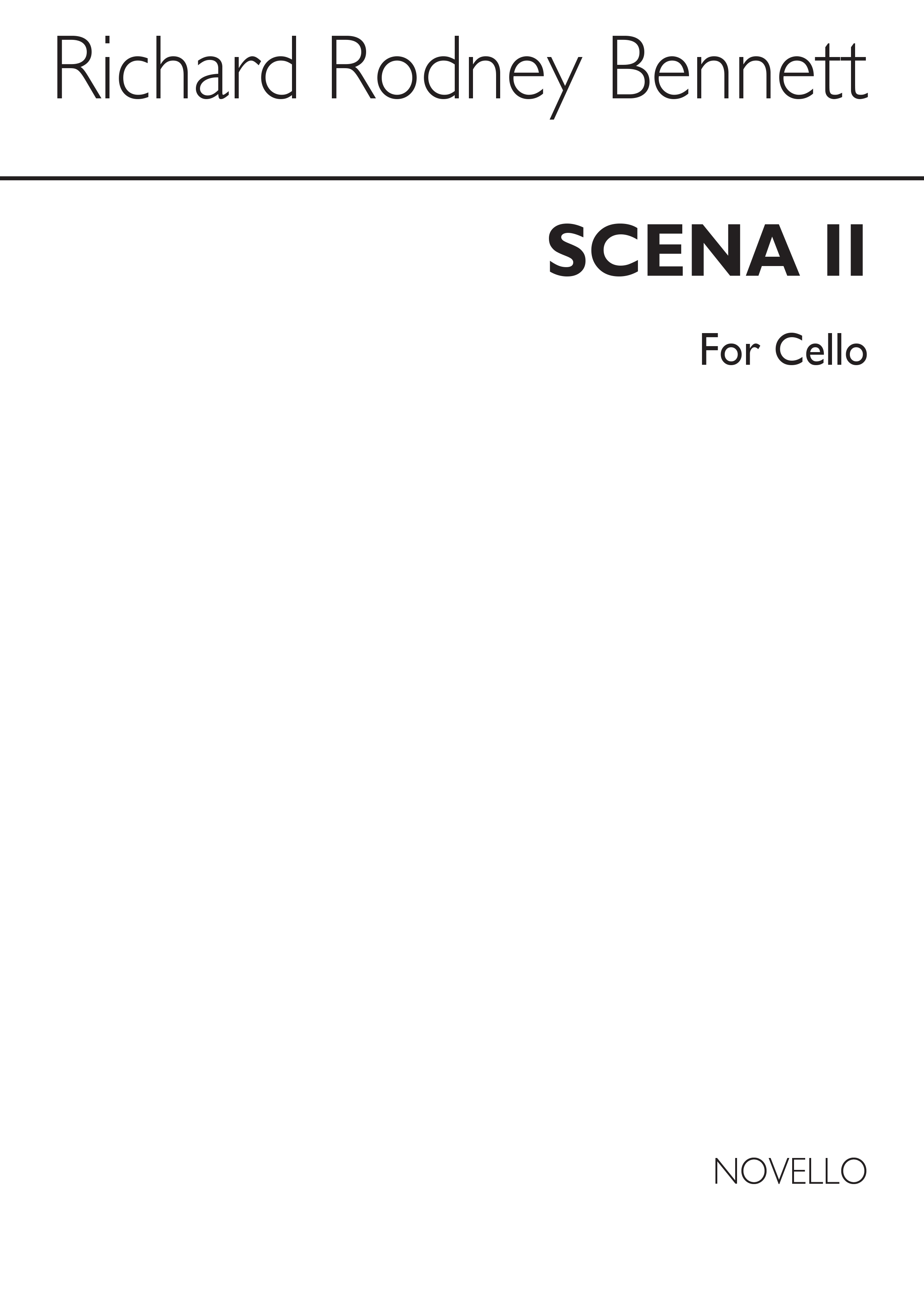 RR Bennett: Scena II for Cello